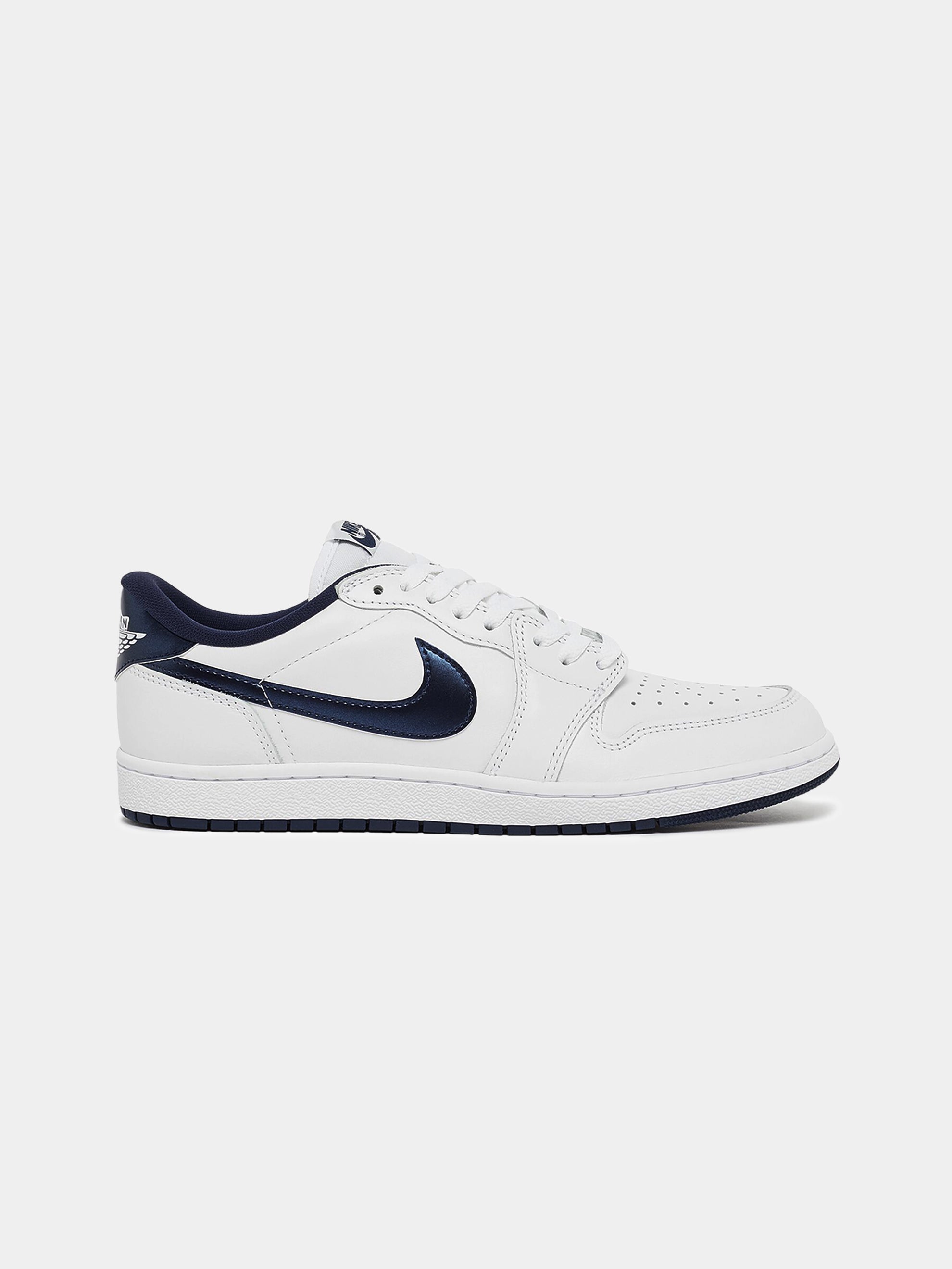 Air Jordan 1 Low 85 Metallic Navy 10 White