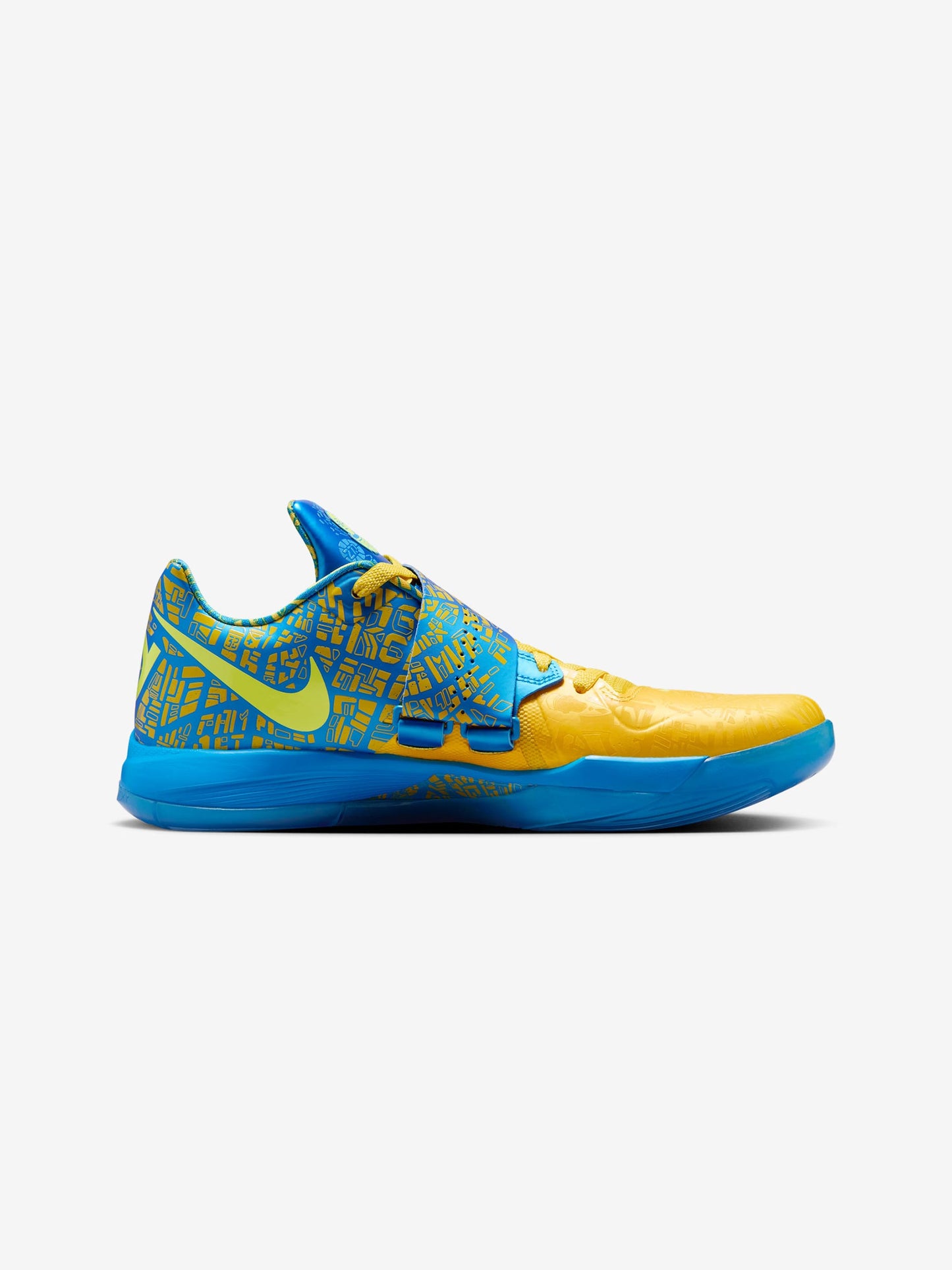 NIKE ZOOM KD IV (PHOTO BLUE/LEMON TWIST-TOUR YELLOW)