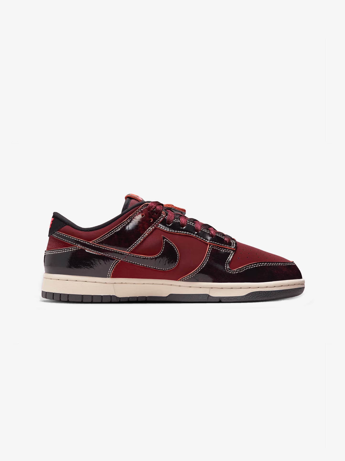 Nike Dunk Low "Panda Dark Team Red"