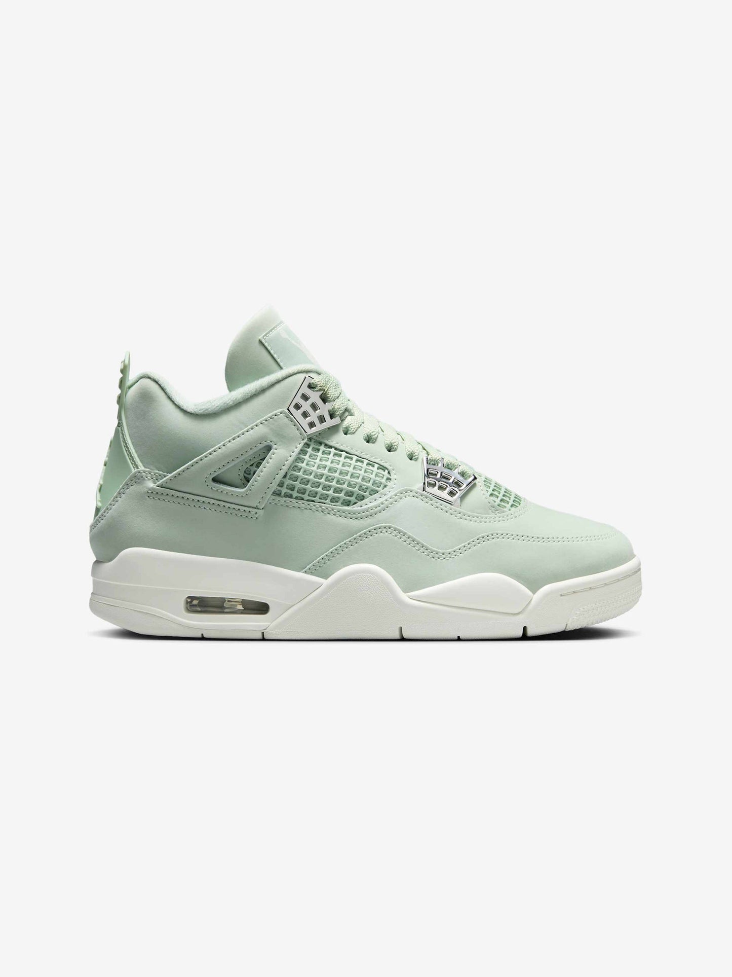 WMNS AIR JORDAN 4 RETRO (SEAFOAM/SAIL-METALLIC SILVER)