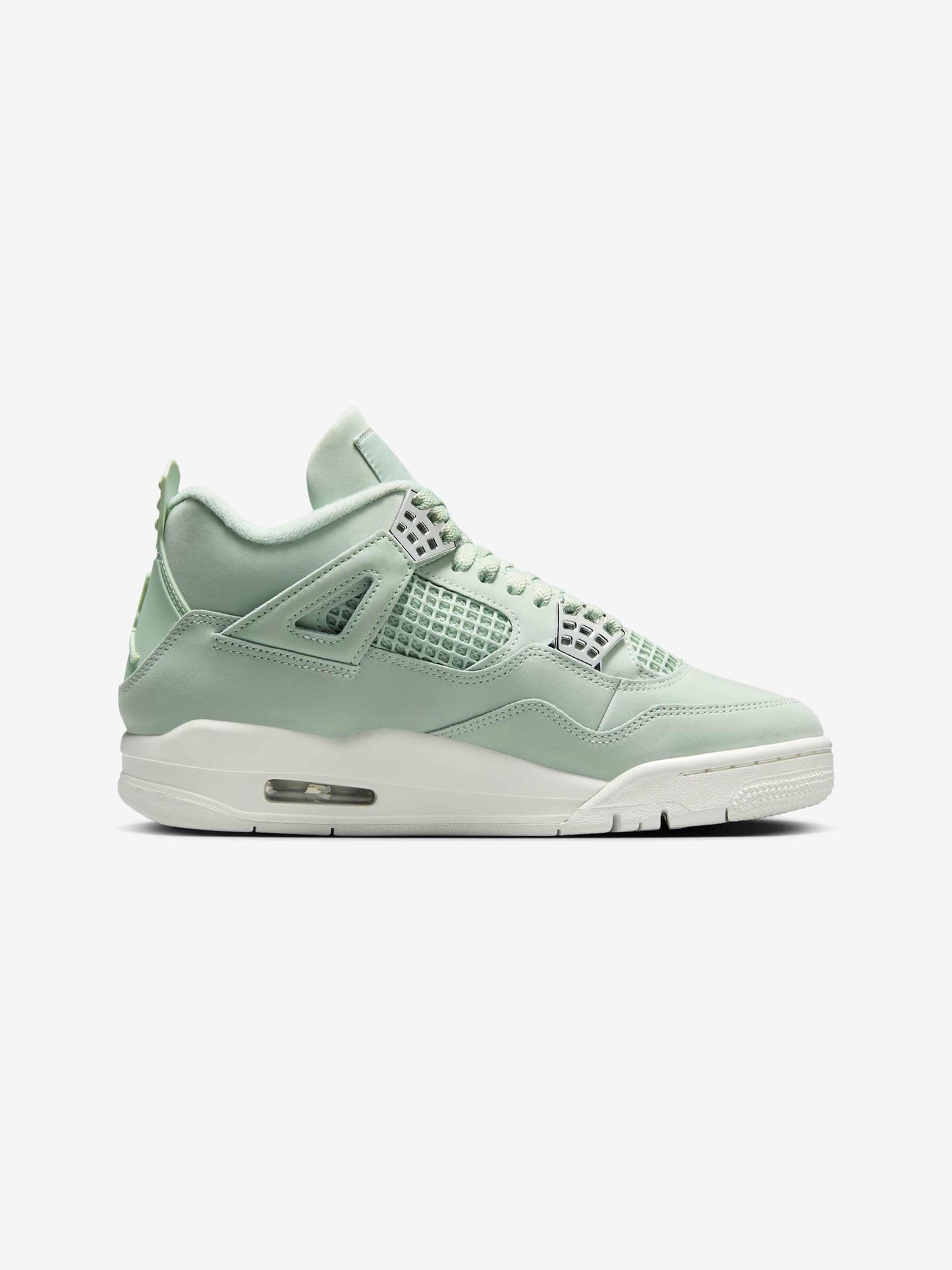 WMNS AIR JORDAN 4 RETRO (SEAFOAM/SAIL-METALLIC SILVER)