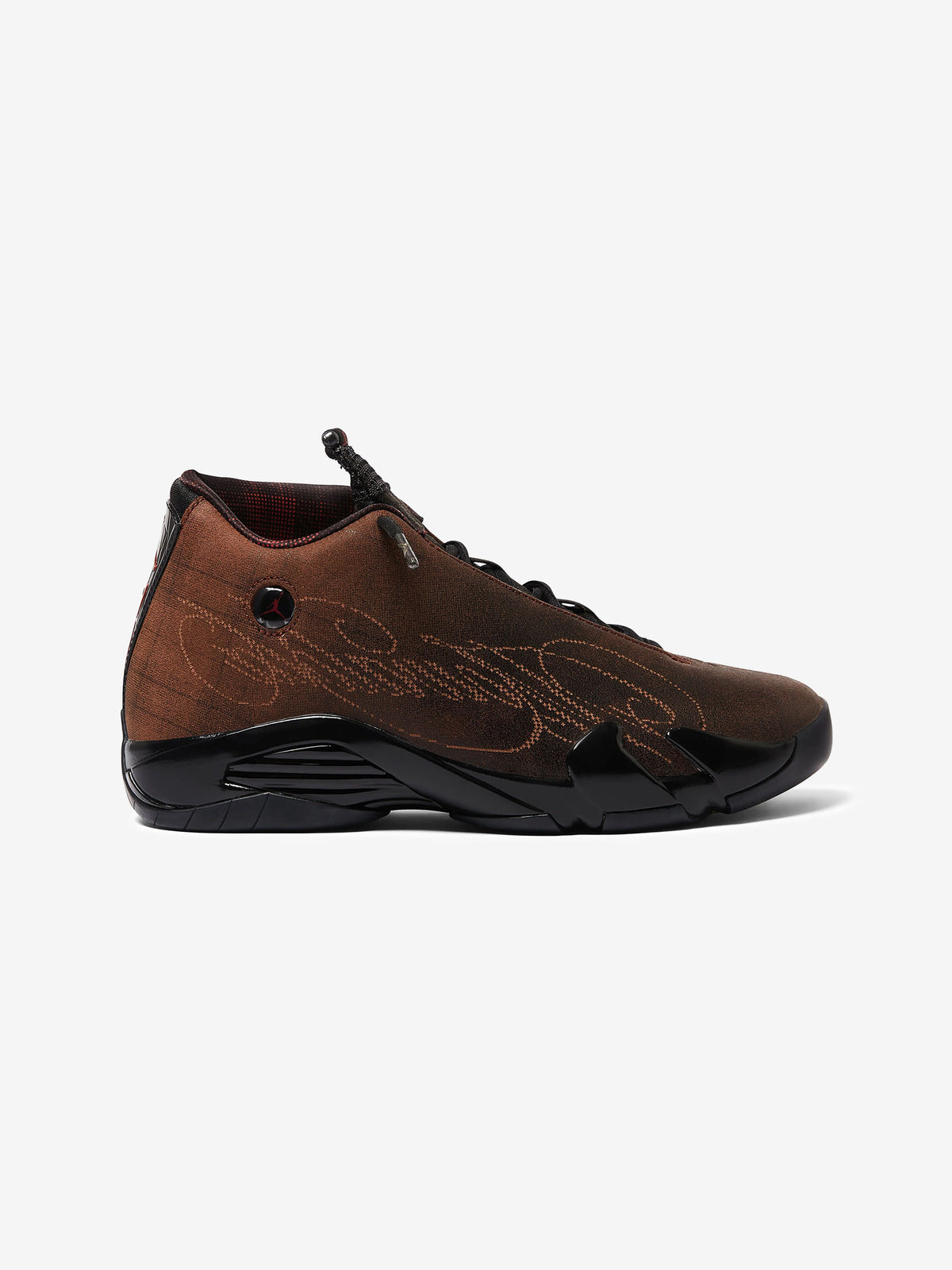 Mowalola x Air Jordan 14 Retro SP (Black/Burnt Red)