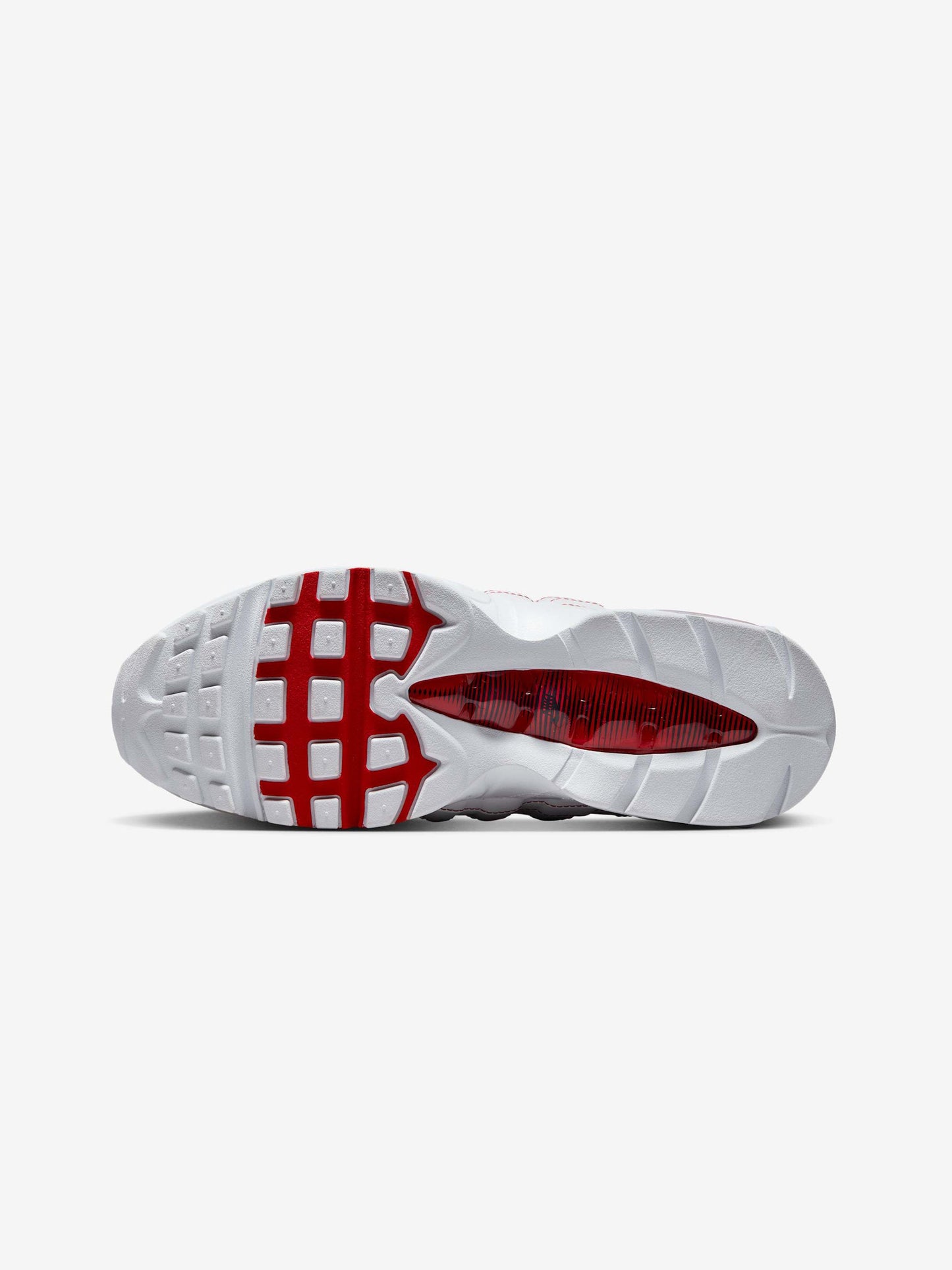 Nike Air Max 95 OG (White/White-University Red-Wolf Grey)
