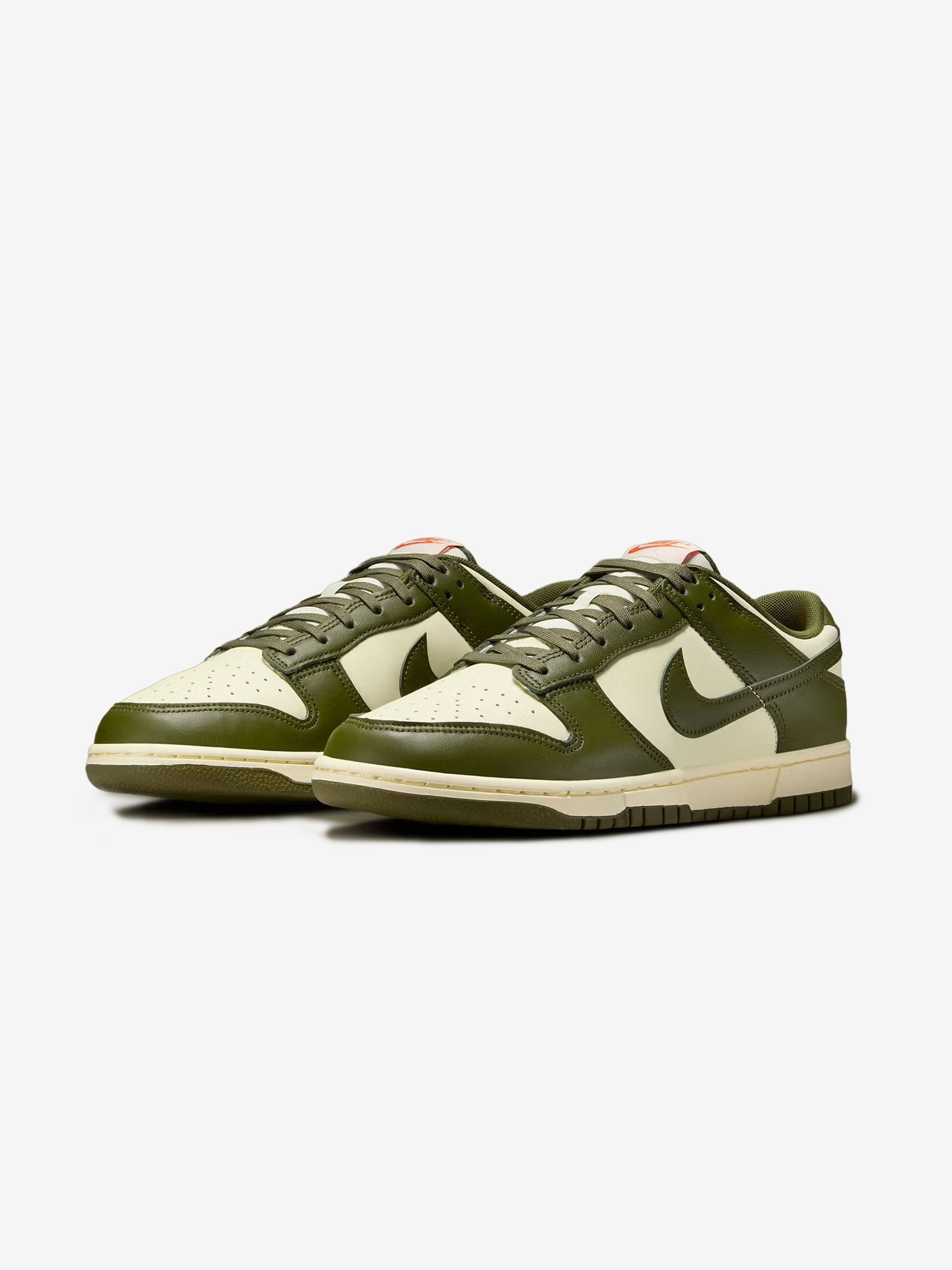 Nike Dunk Low Retro (Coconut Milk/Rough Green-Electro Orange)