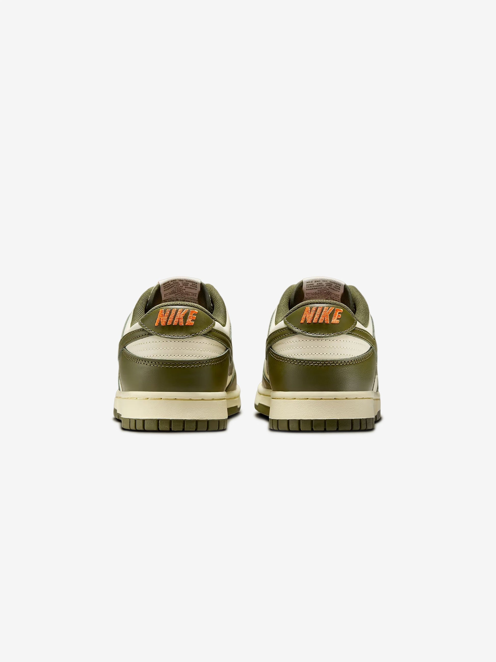 Nike Dunk Low Retro (Coconut Milk/Rough Green-Electro Orange)