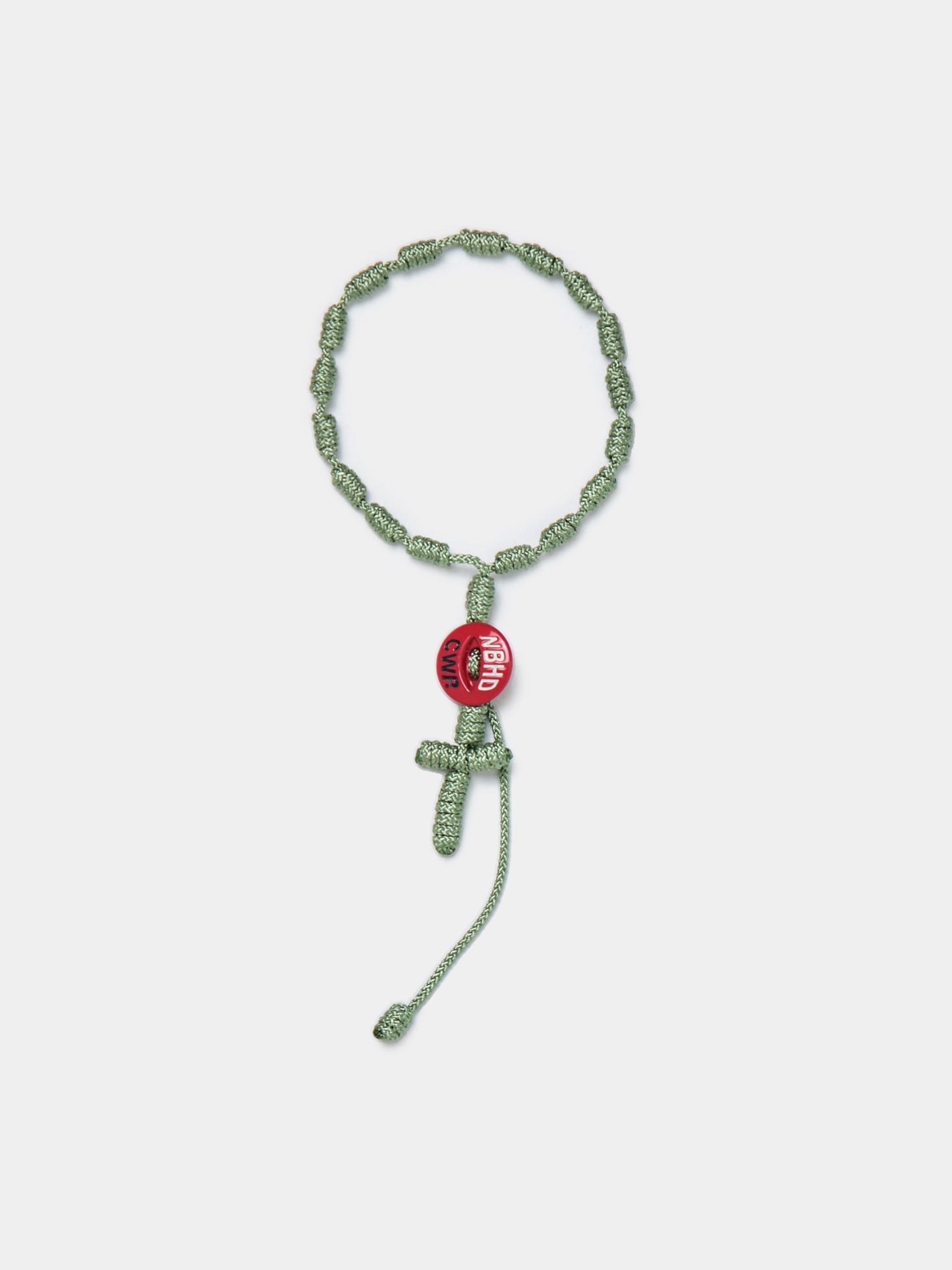 Cord Cross Bracelet (Green)