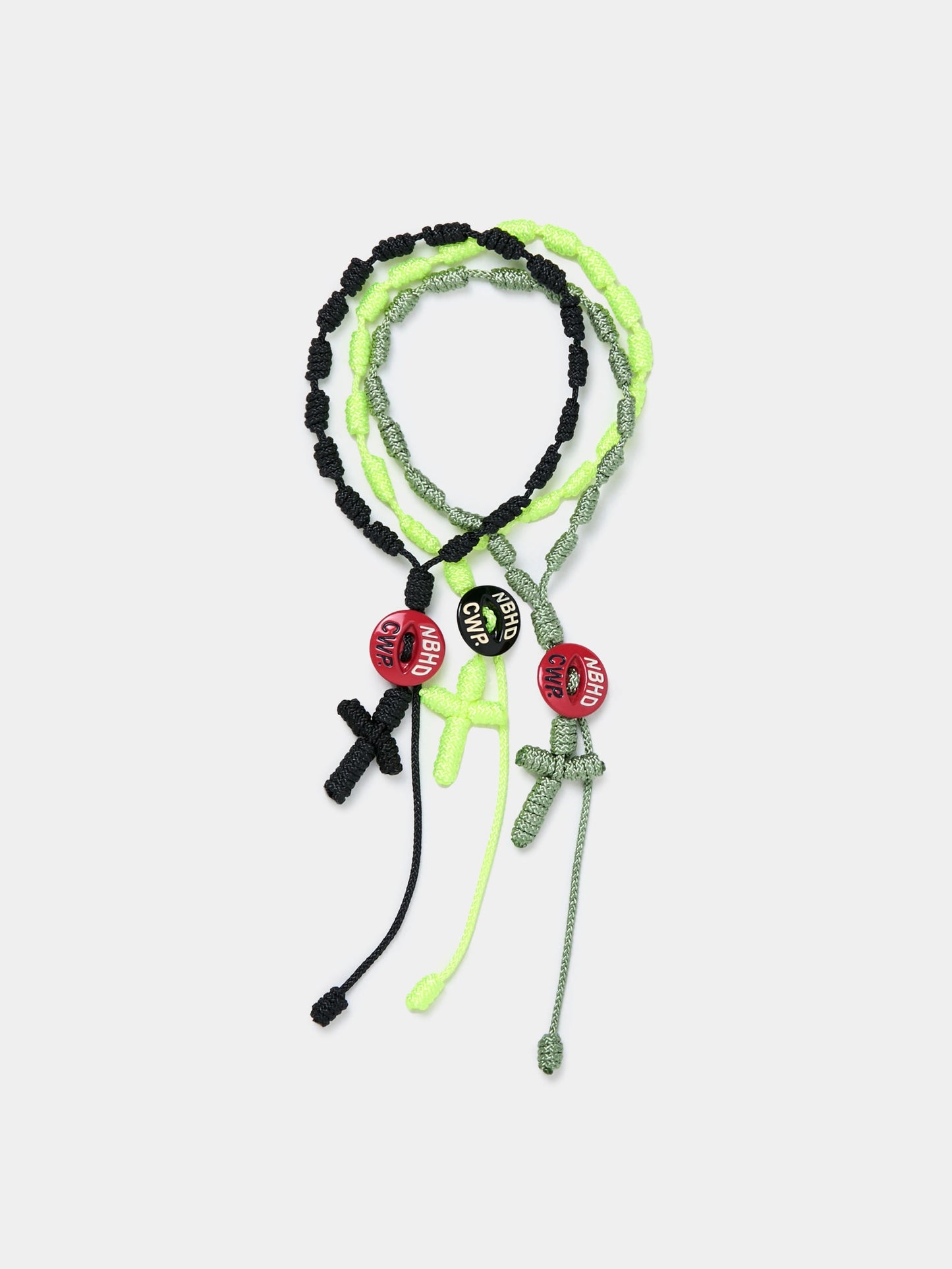 Cord Cross Bracelet (Green)