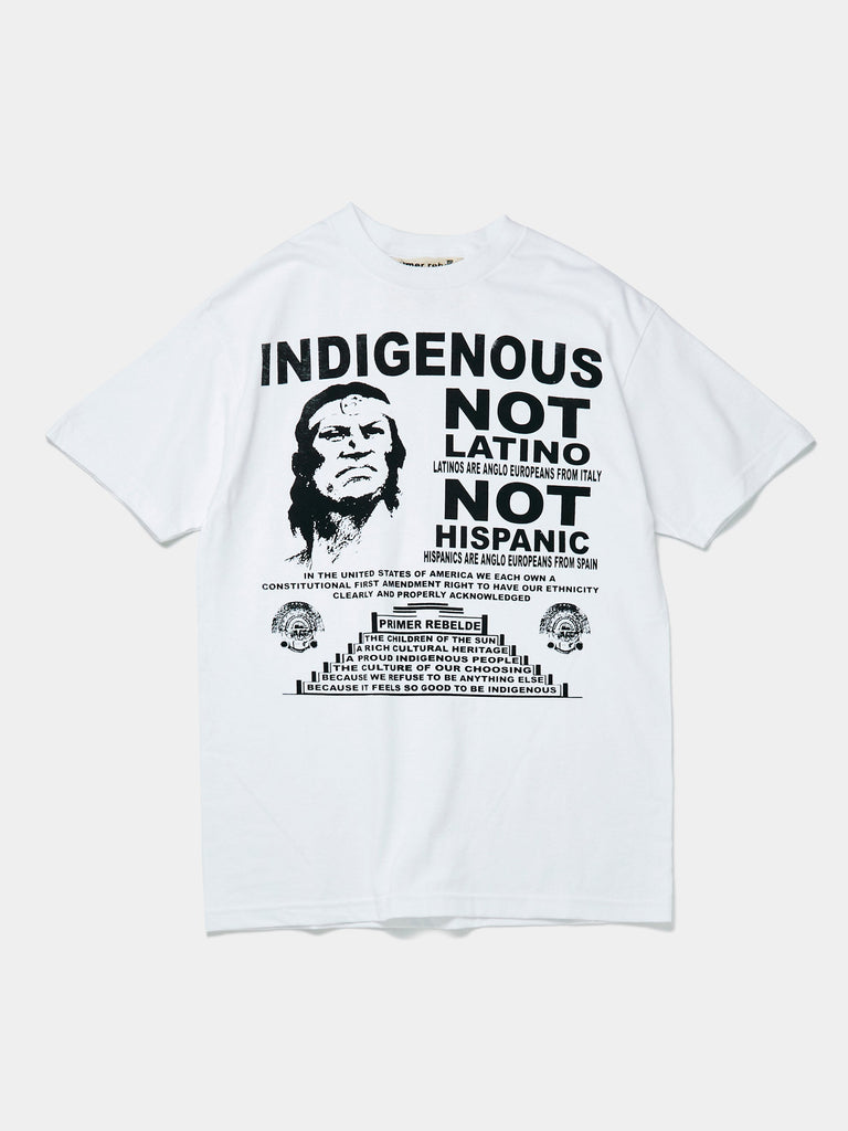 Indigenous Not Latino Tee