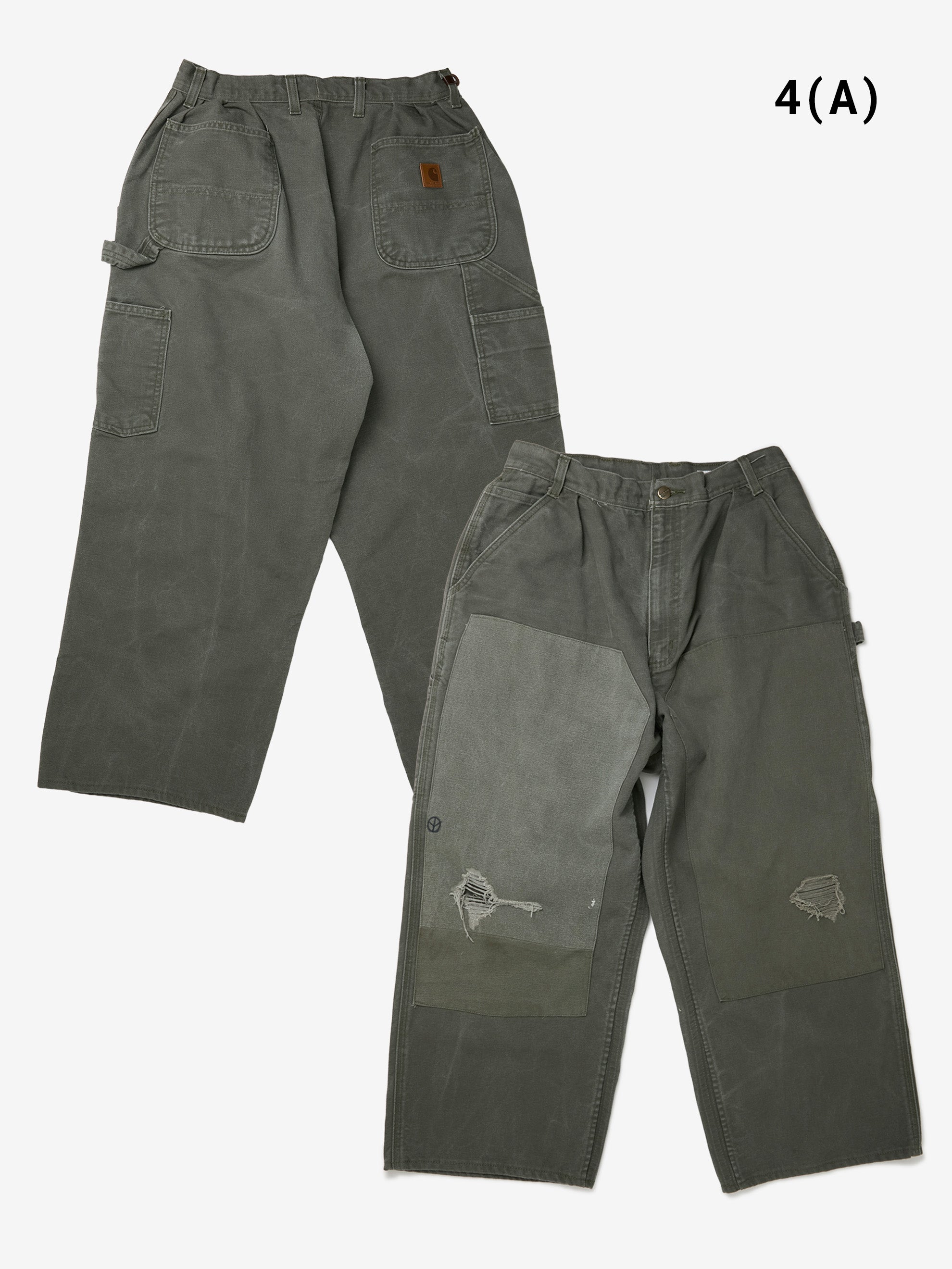 Sunny Side Up RE PAINTER PANTS DUCK (VINTAGE OLIVE DRAB) - UNION