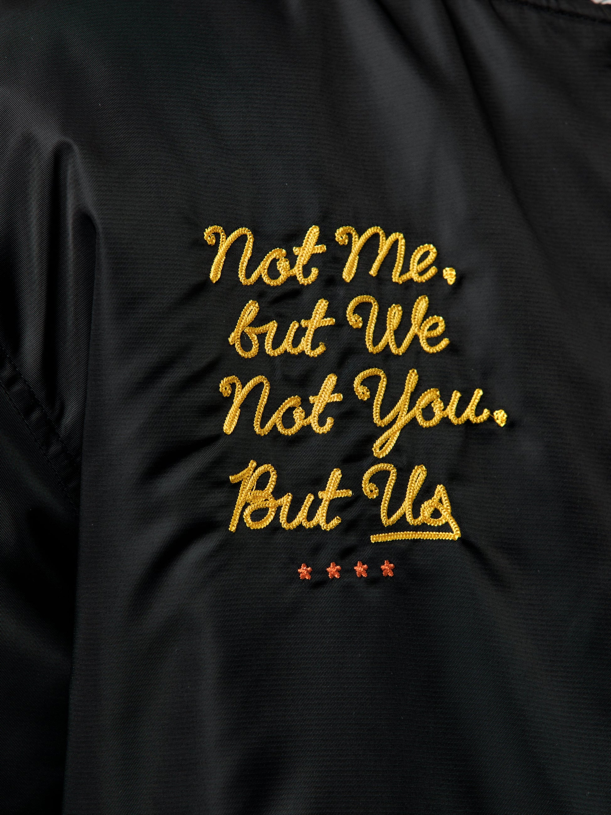 SuperUnion Bomber Jacket (Black) - Main Image