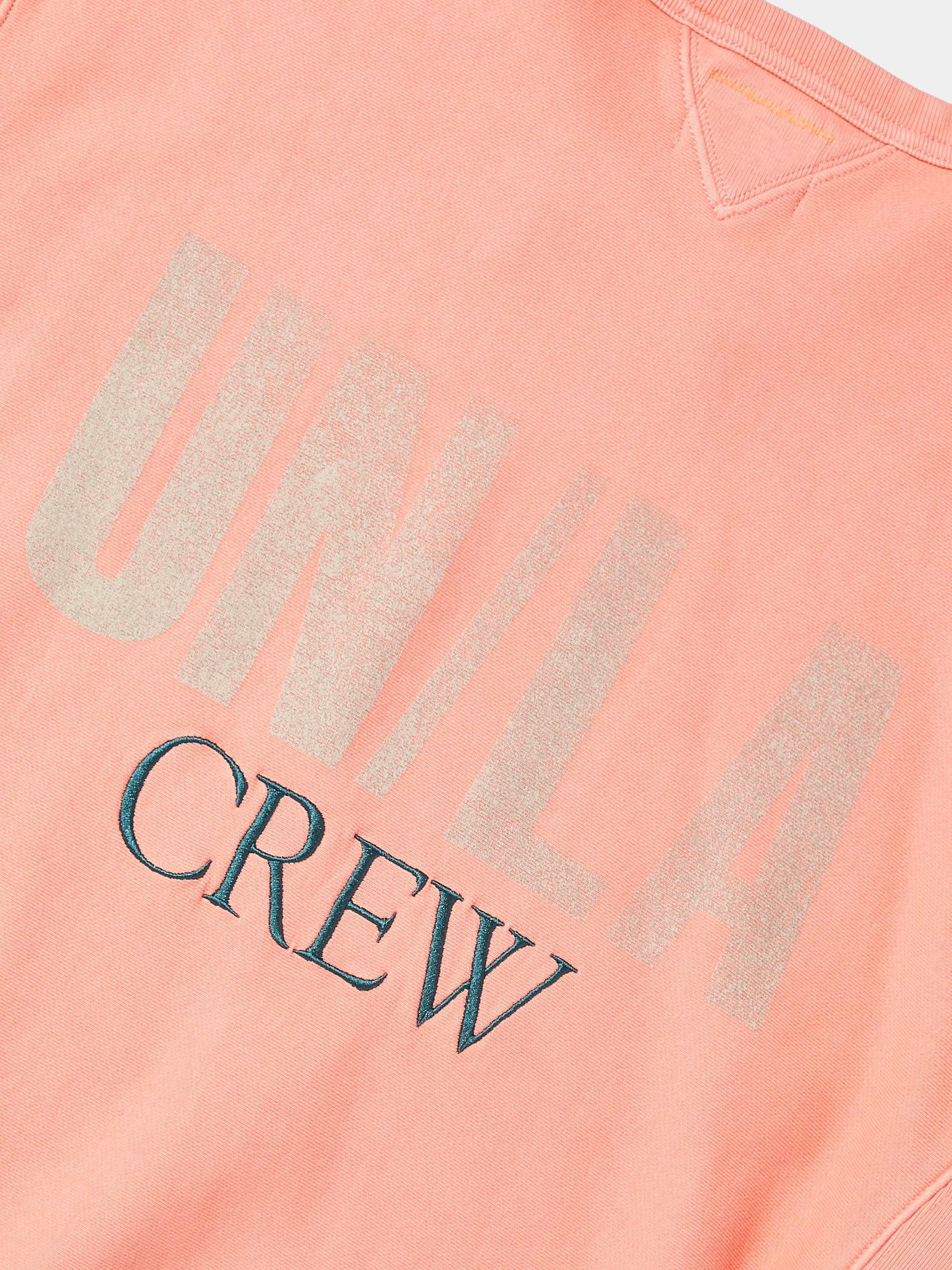 Union x J.Crew 14oz Crewneck (Bright Pink)