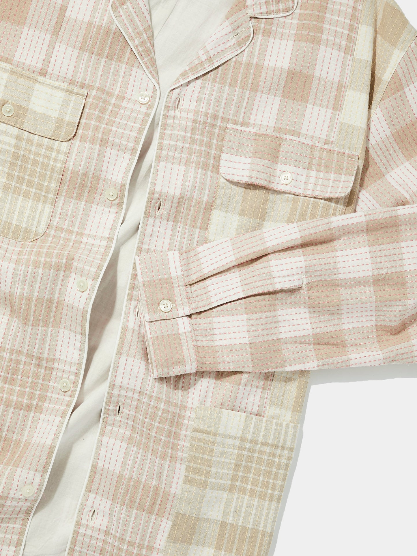 Union x J.Crew Pajama Shirt (Millo Sashiko/Gold)