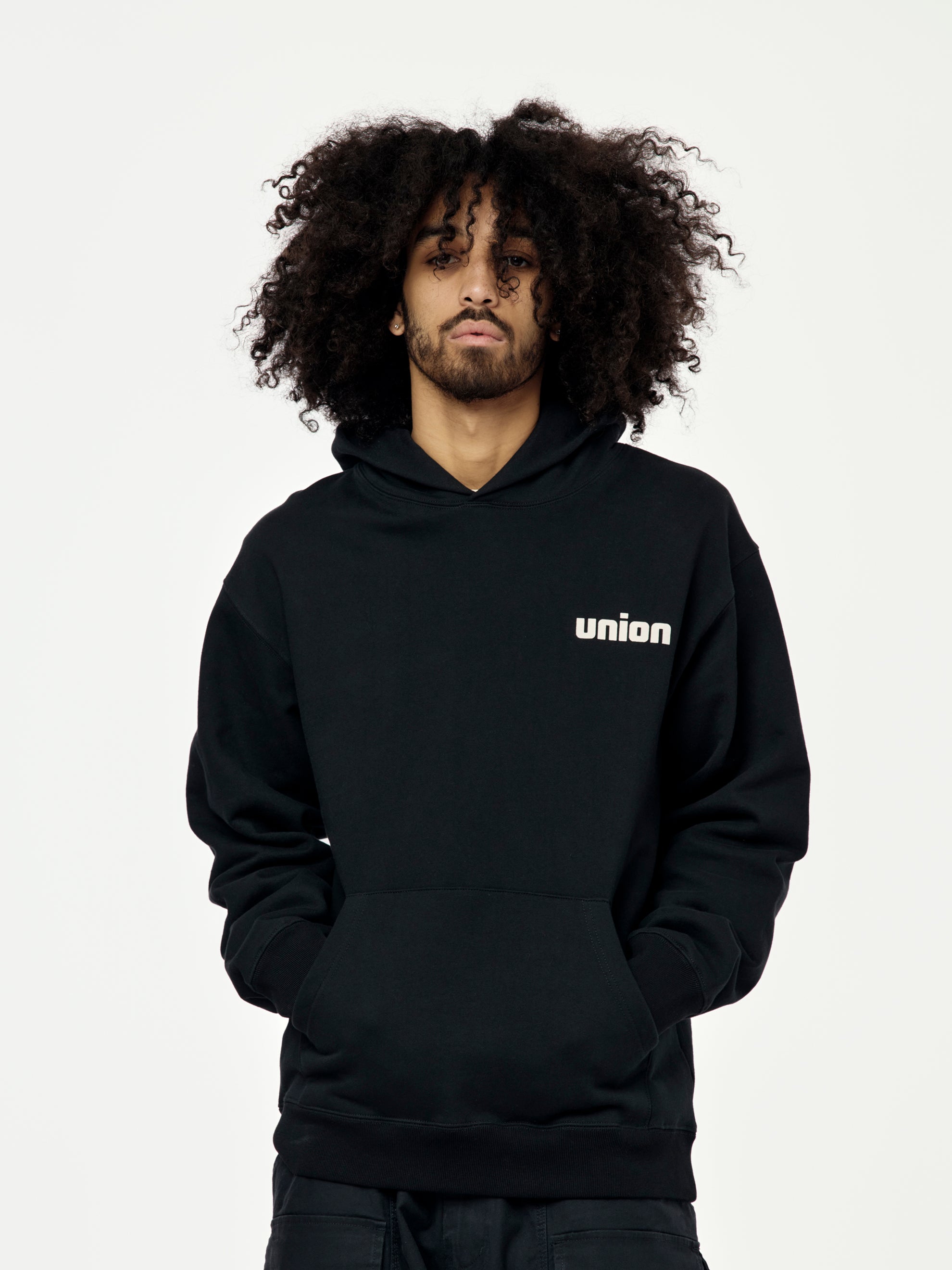UNION Jordan Fleece Hoodie Black XL Union Los Angeles Lower UNION Jordan Fleece Hoodie Black XL Union Los Angeles Lower