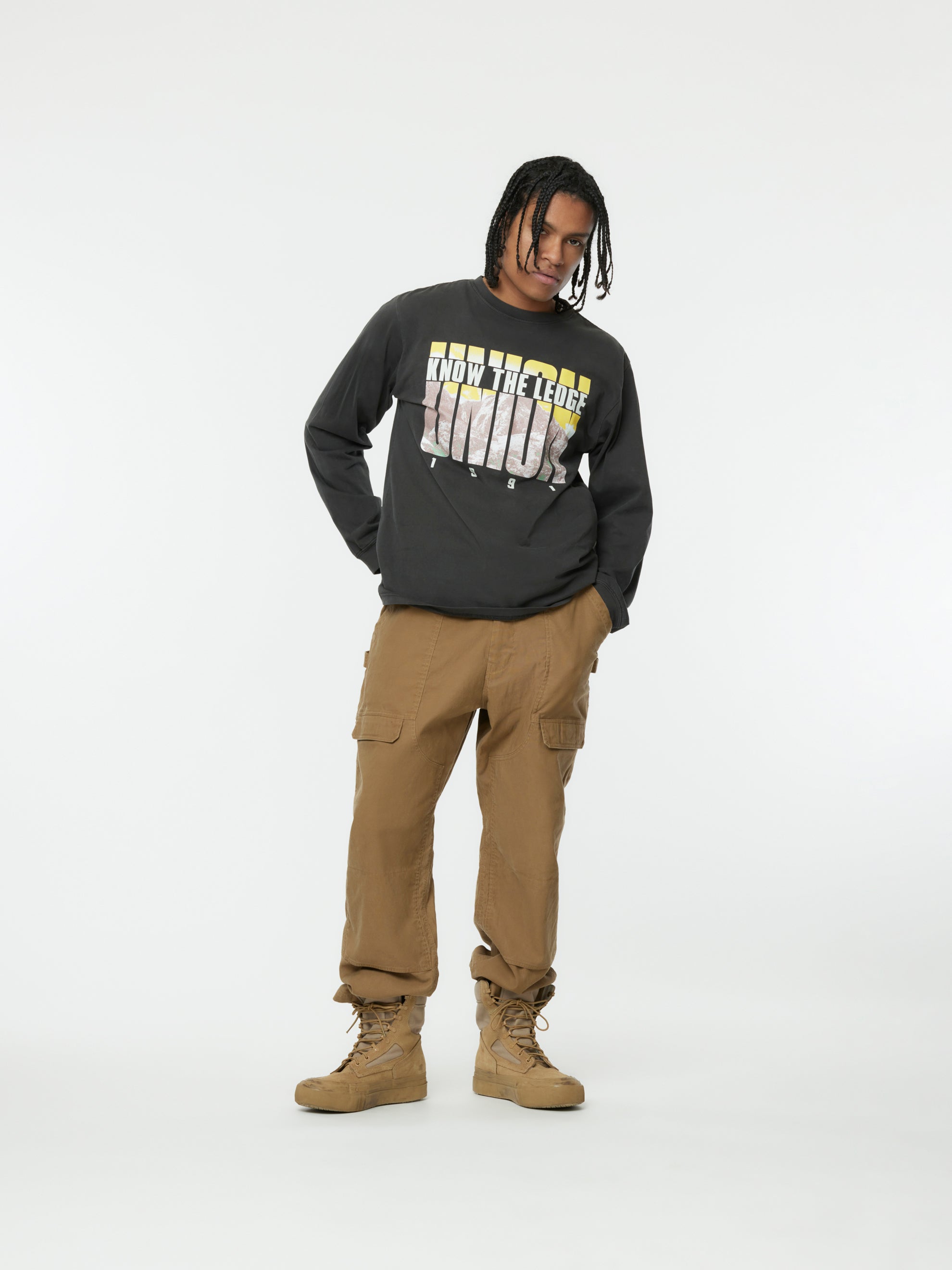 Elevation L/S T-Shirt (Vintage Black)