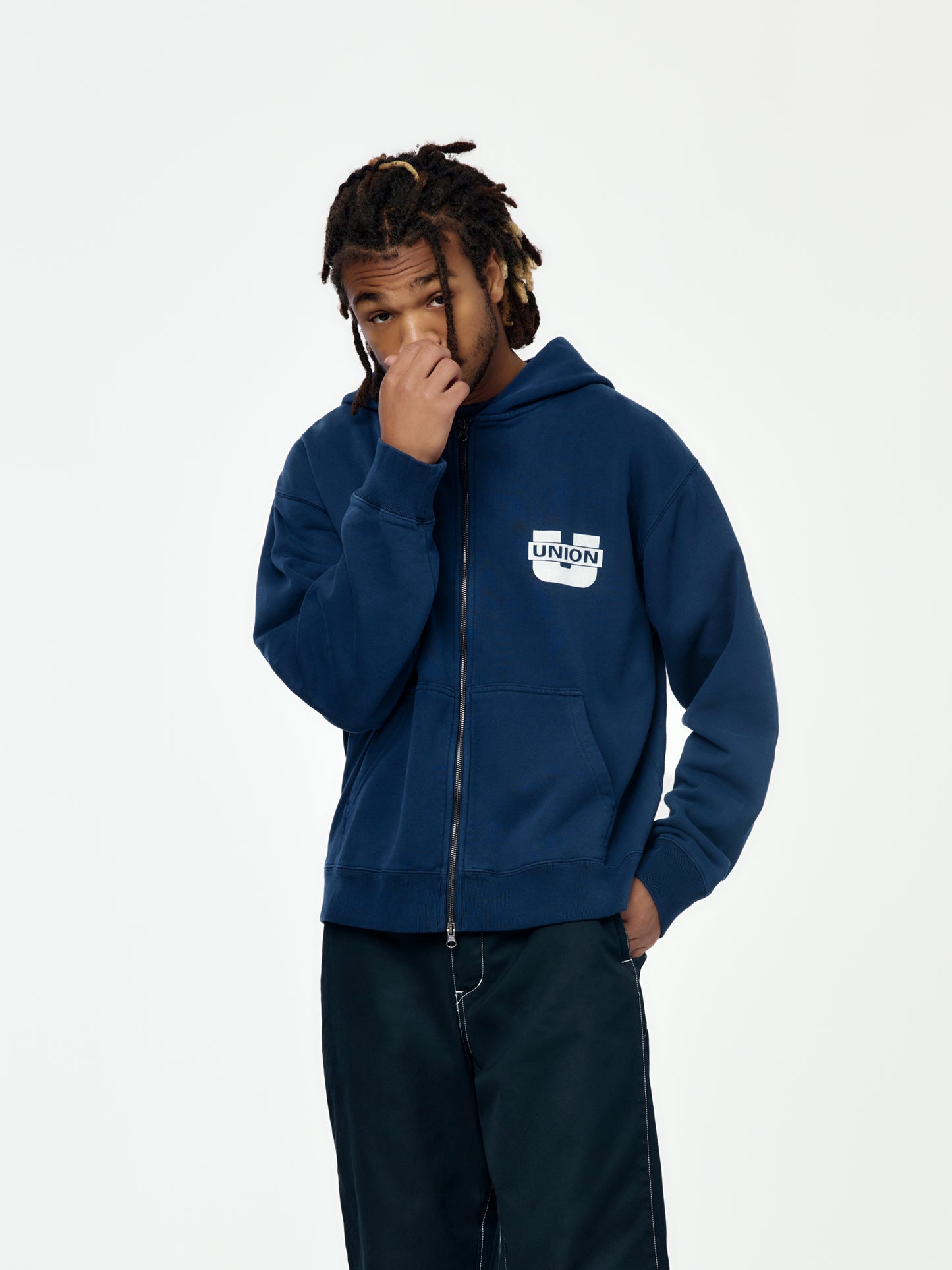 Freight Zip Hood (Vintage Navy)