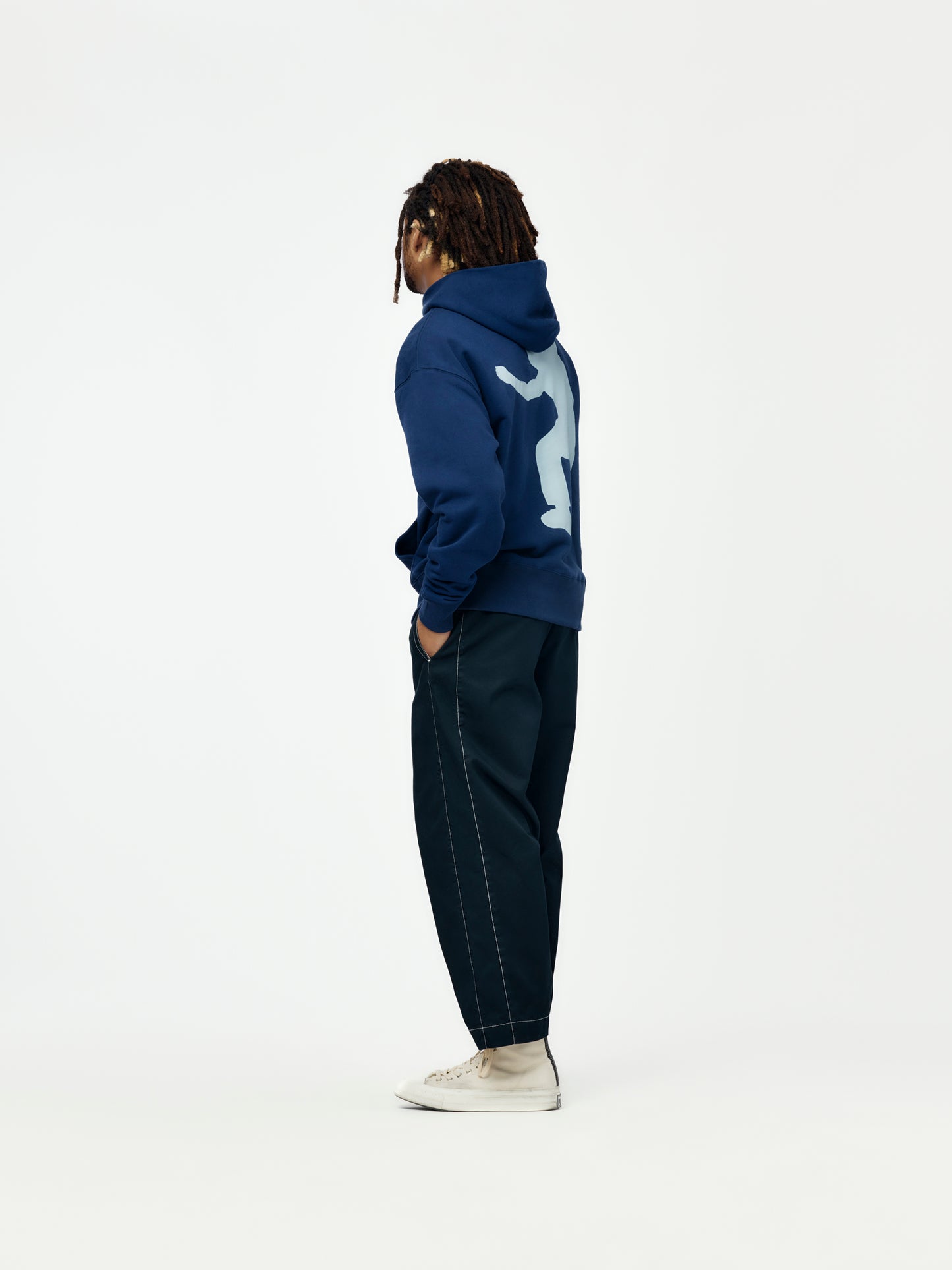 Frontin Hoodie (Deep Navy)