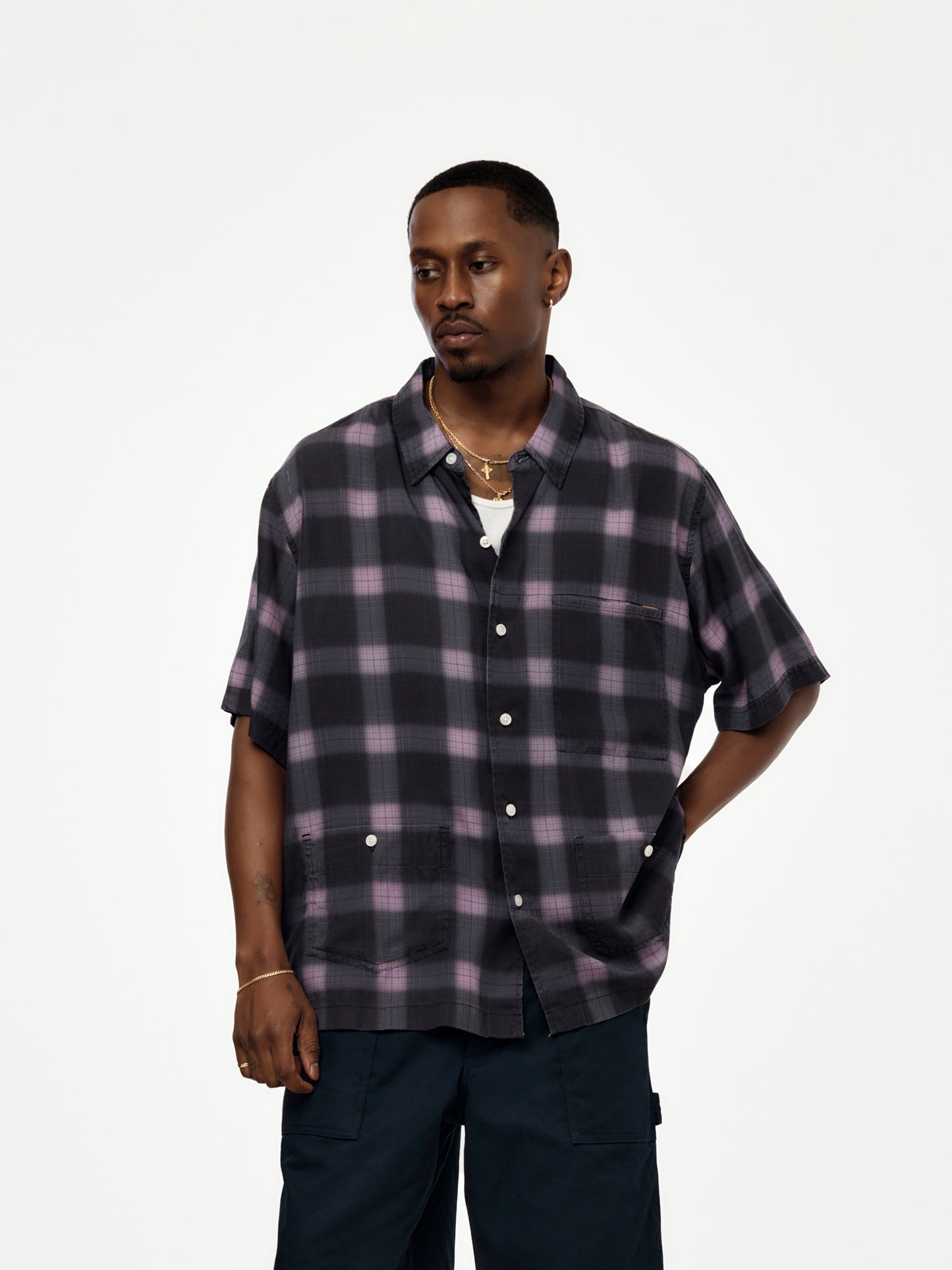 DEANE SS SHIRT (PURPLE)