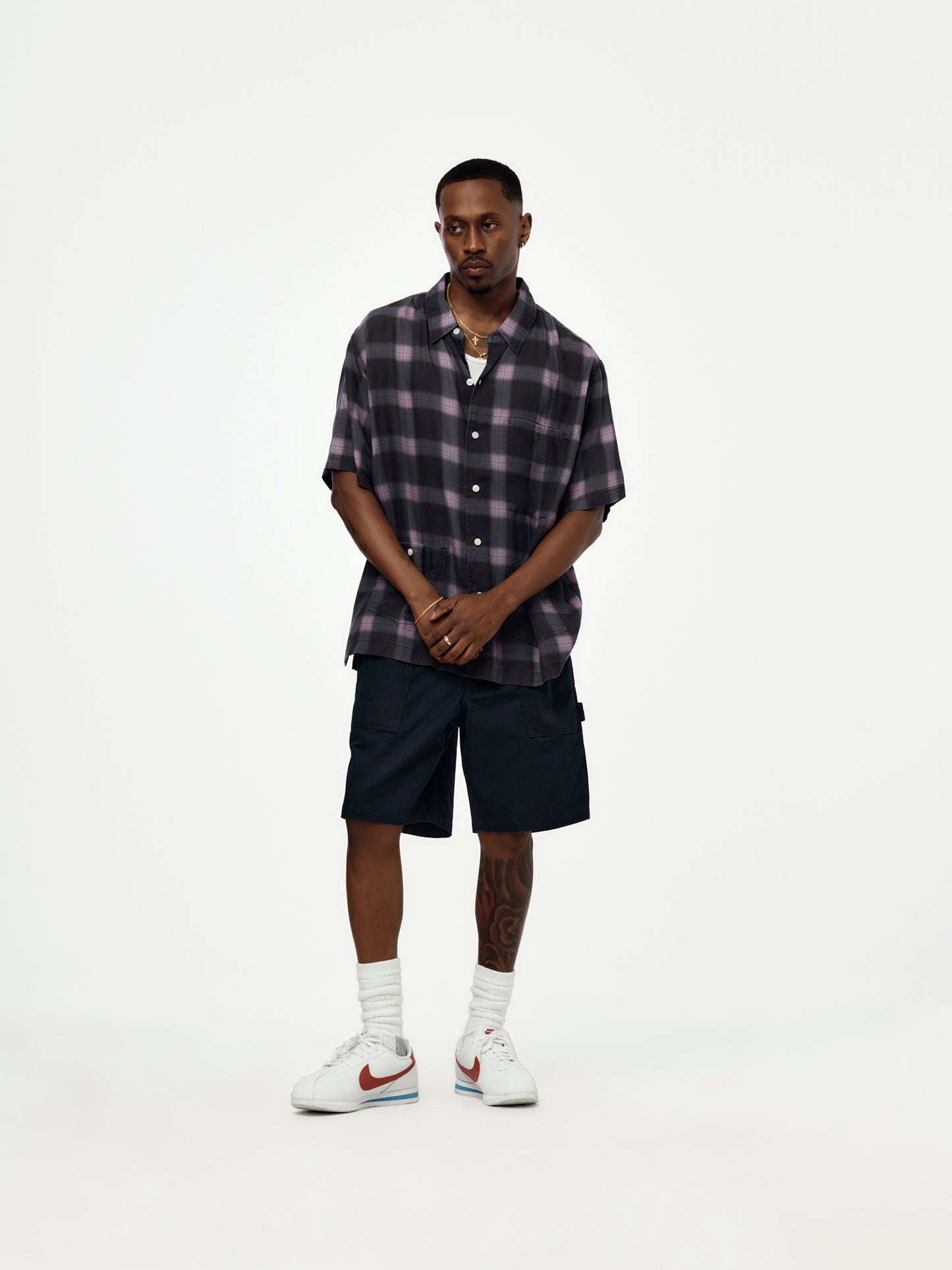 DEANE SS SHIRT (PURPLE)