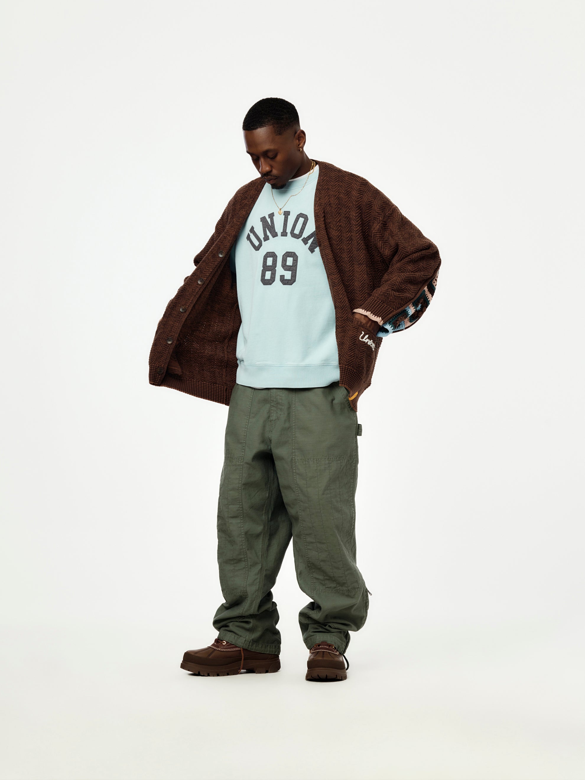 Union Los Angeles ANDREWS CARDIGAN (BROWN) - UNION LOS ANGELES
