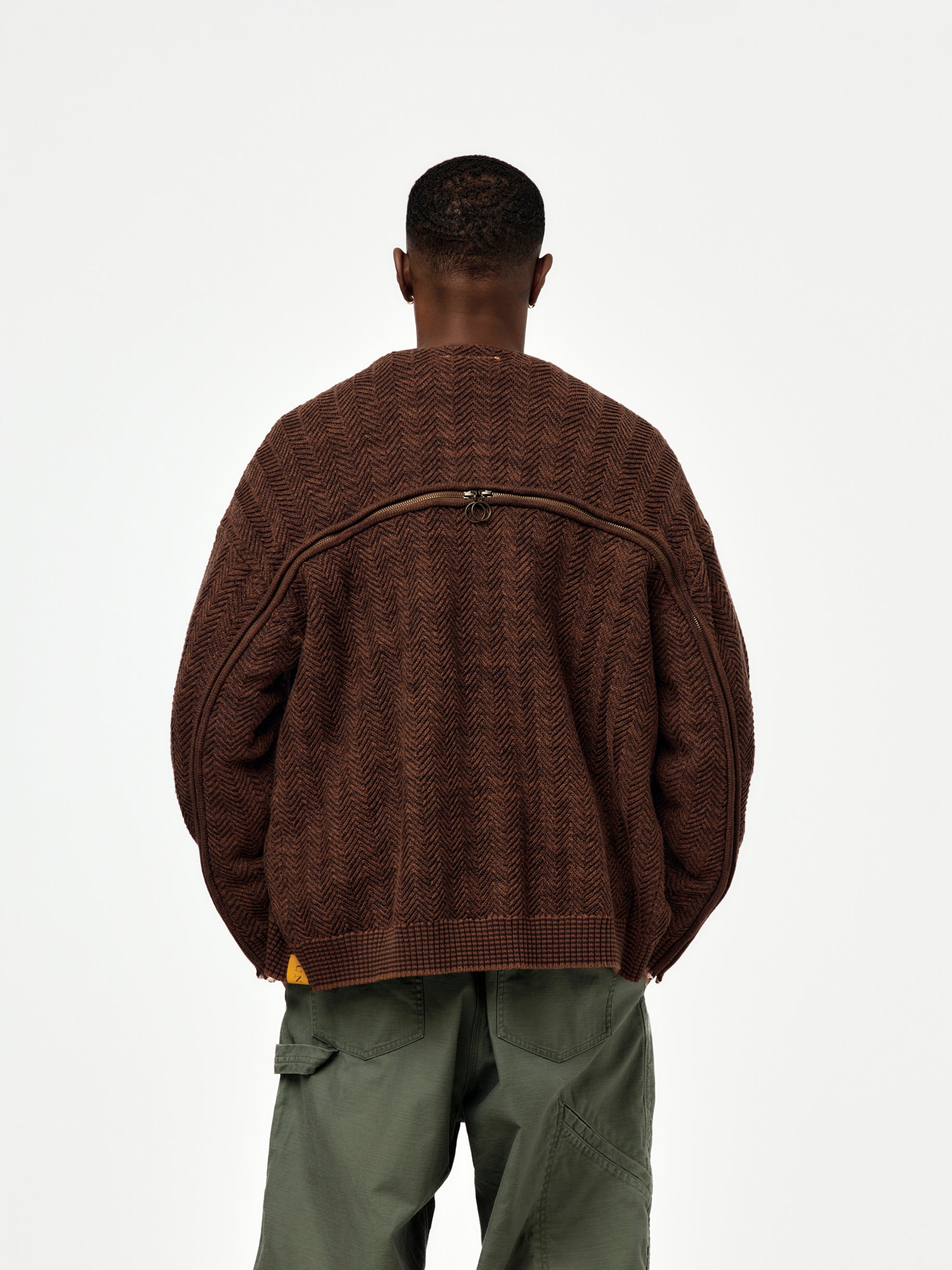 Union Los Angeles ANDREWS CARDIGAN (BROWN) - UNION LOS ANGELES