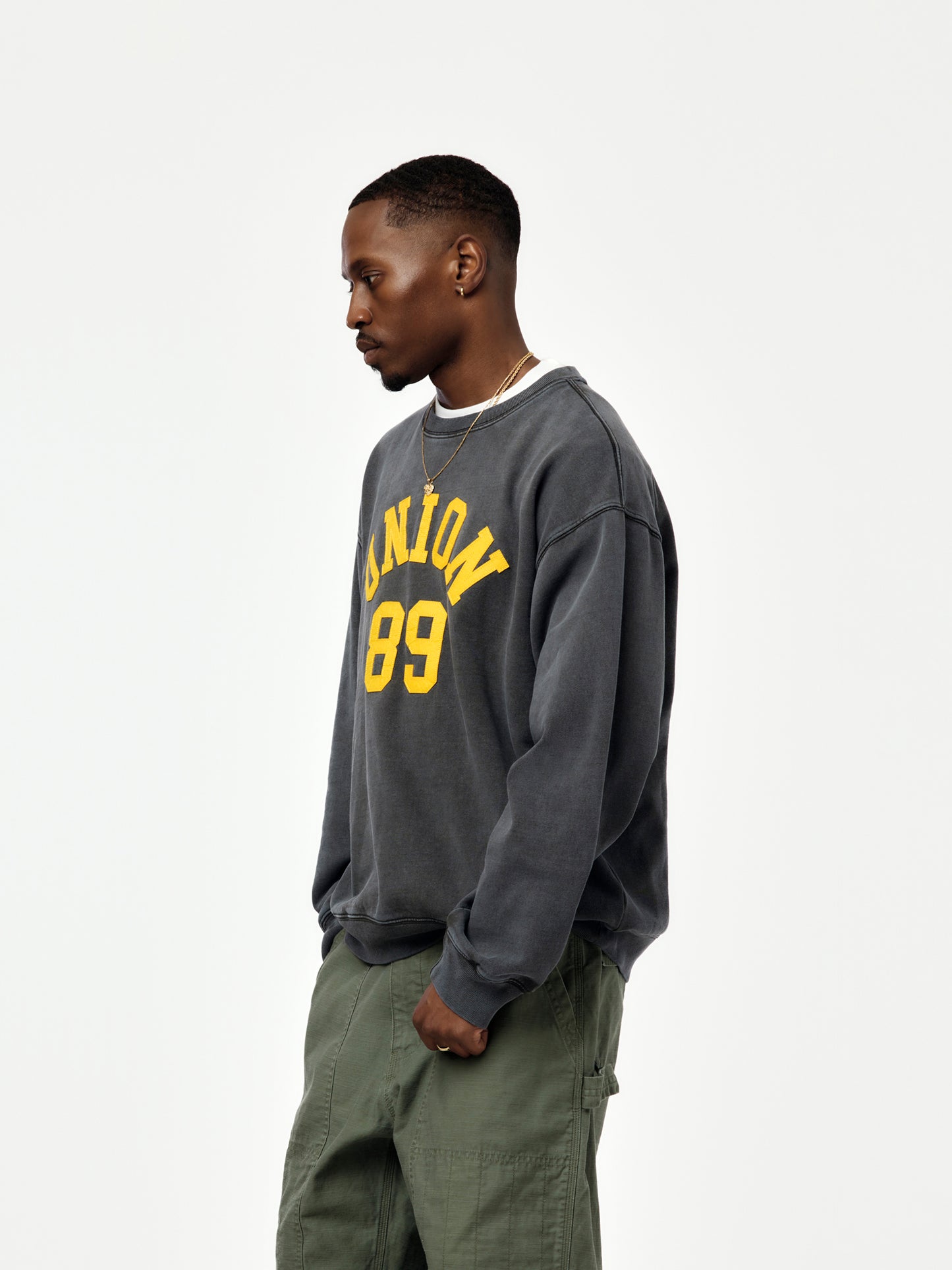 APPLIQUE CREW (VINTAGE BLACK)