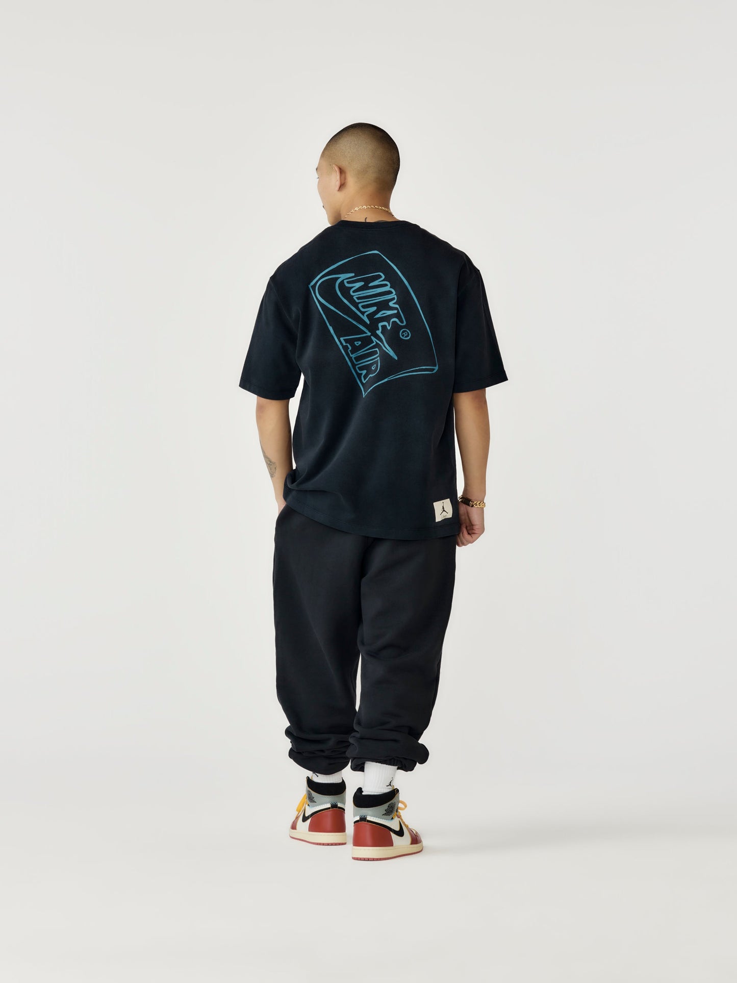 Jordan x Union Tee (Black/Dutch Blue)