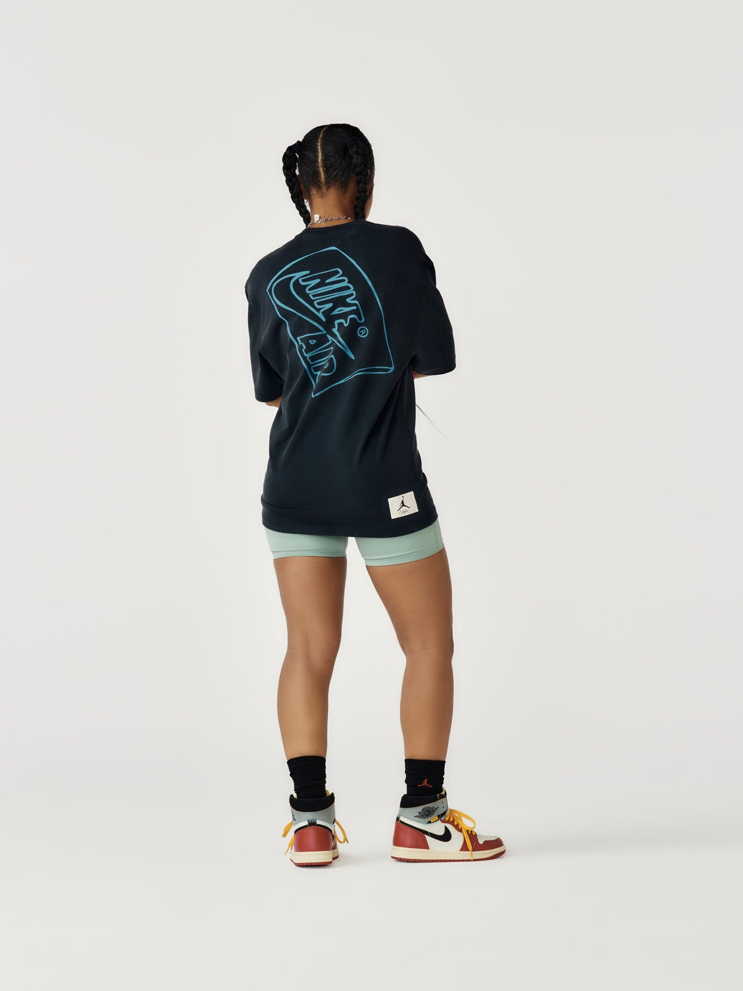 Jordan x Union Tee (Black/Dutch Blue)