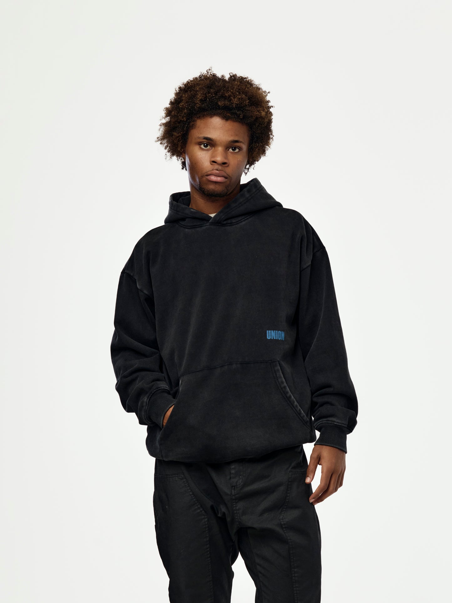 Micro Block Hoodie (Vintage Black)