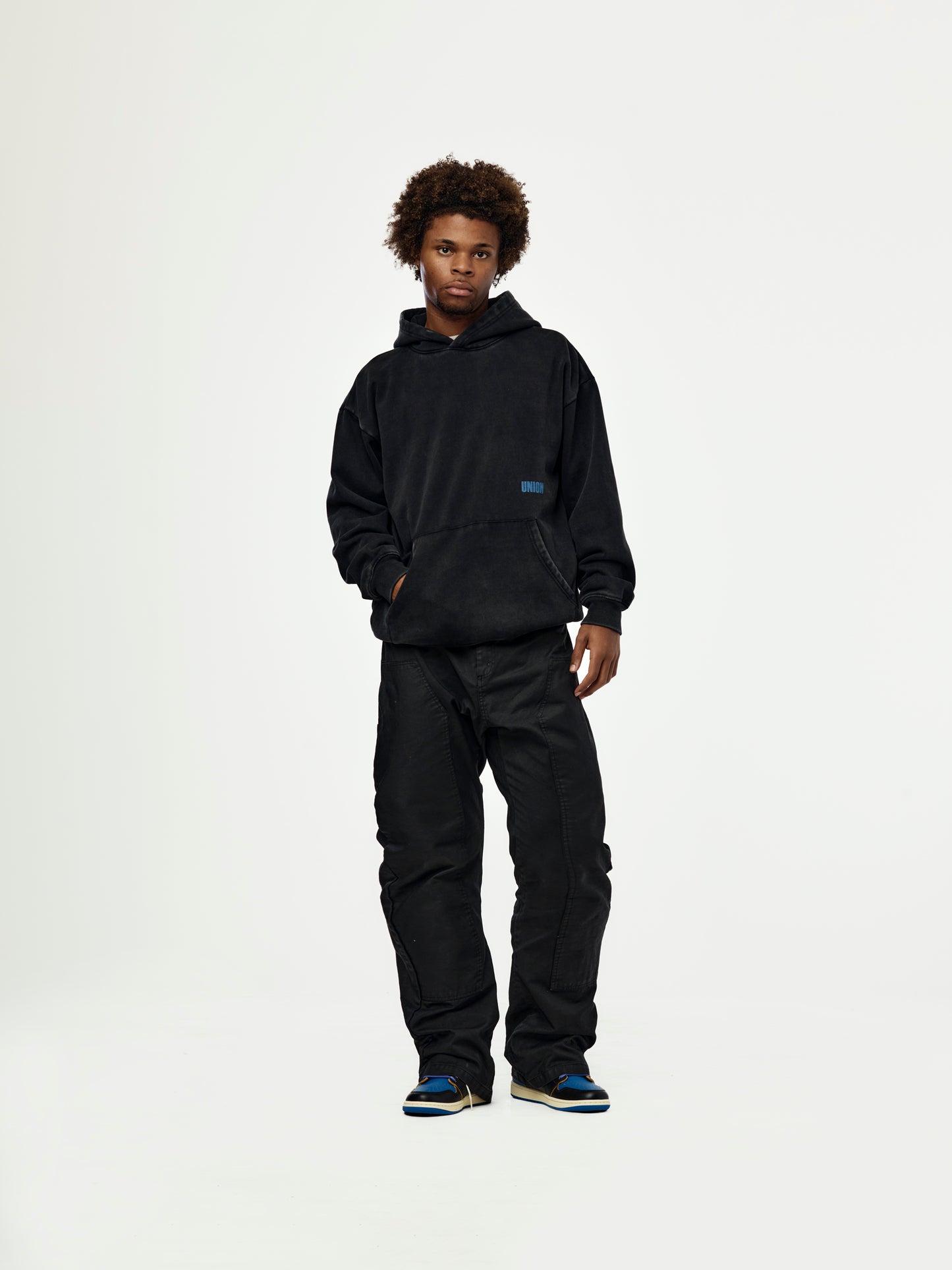 Micro Block Hoodie (Vintage Black)