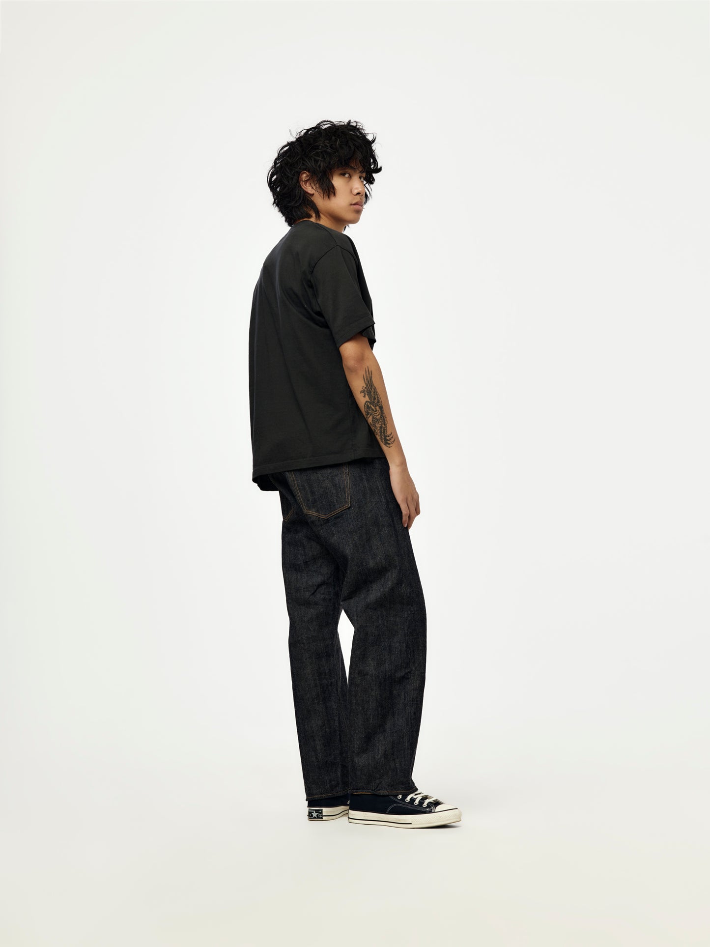 Boxy Pocket Tee (Black)