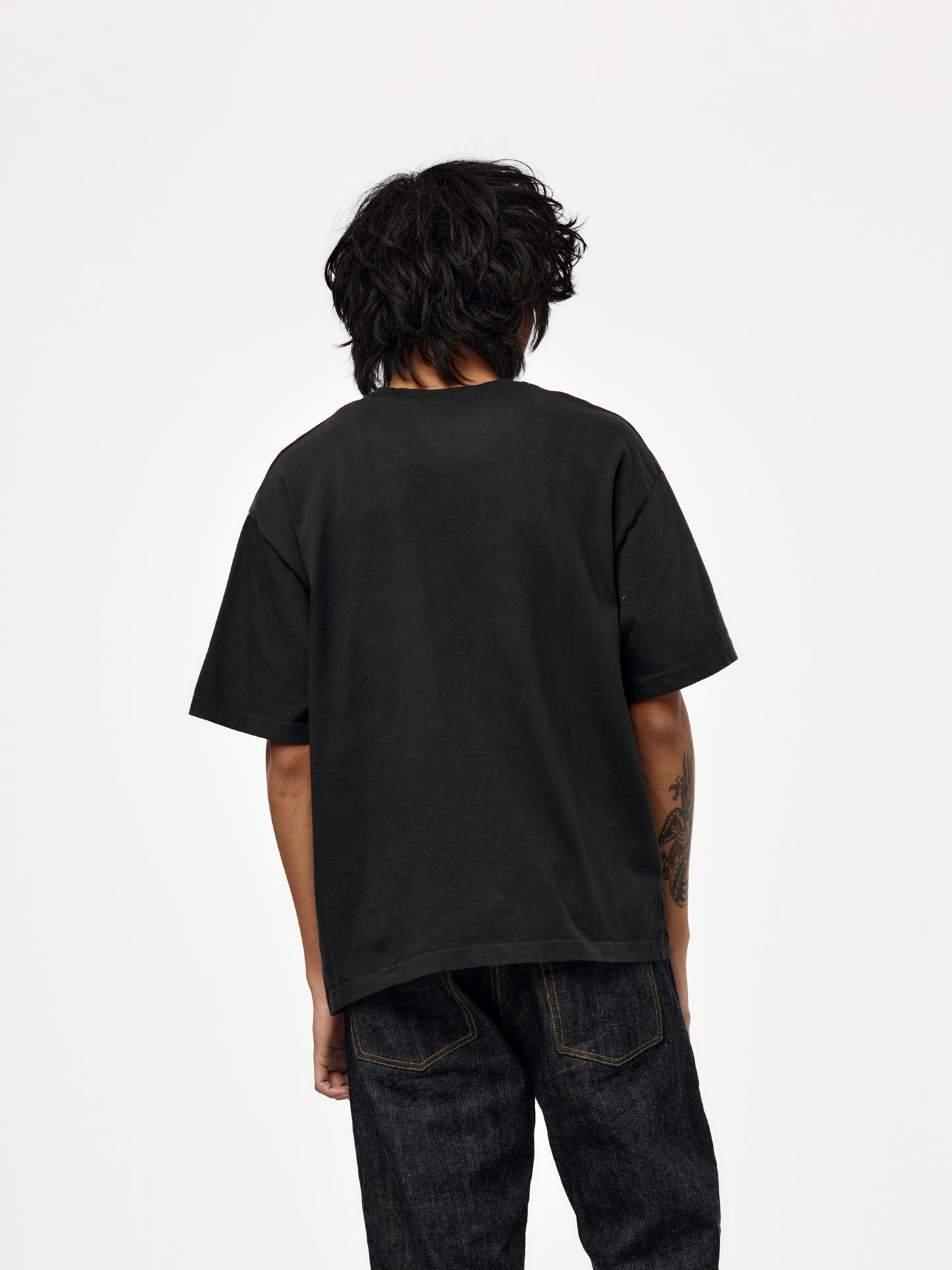 Boxy Pocket Tee (Black)
