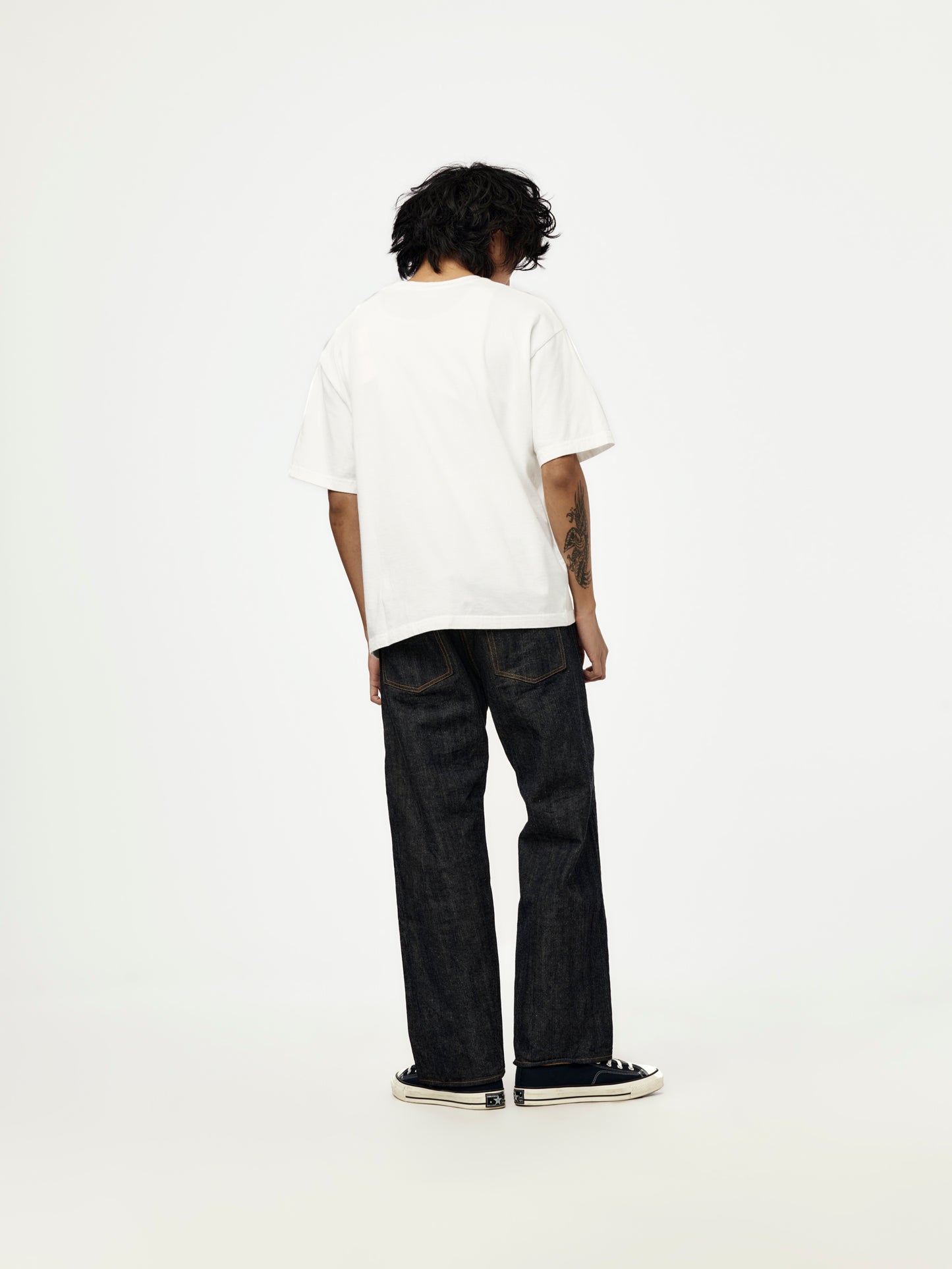 Boxy Pocket Tee (White)