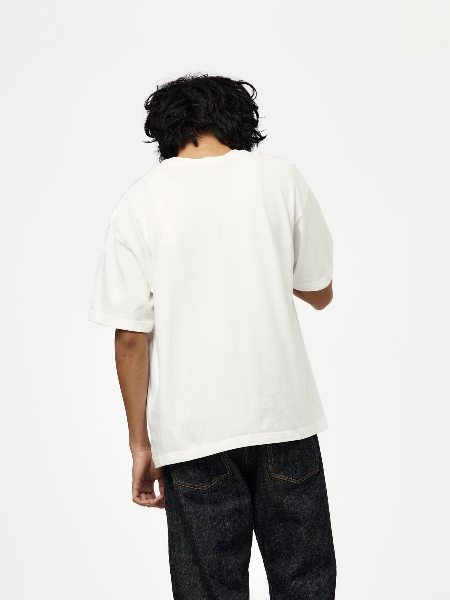 Boxy Pocket Tee (White)