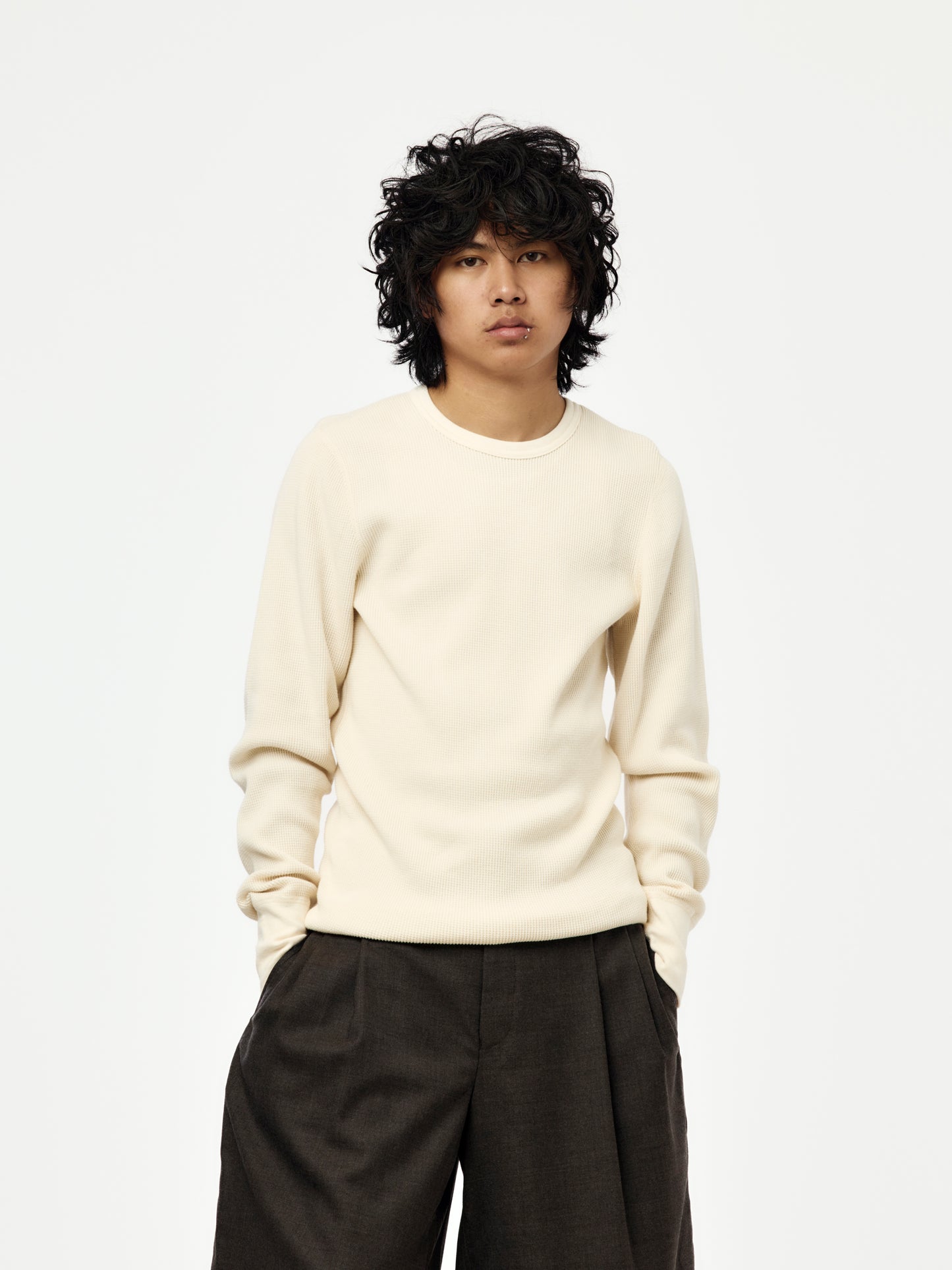 Thermal Longsleeve Shirt (Cream)
