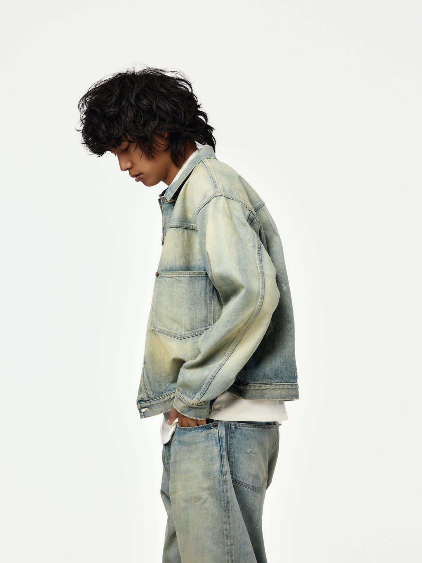 1st Type Denim Jacket (BLEACH) (SIS)