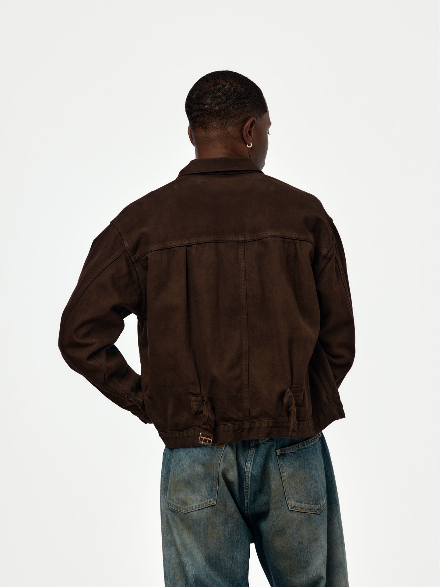 A.PRESSE 1st Type Denim Jacket (Brown) (SIS)