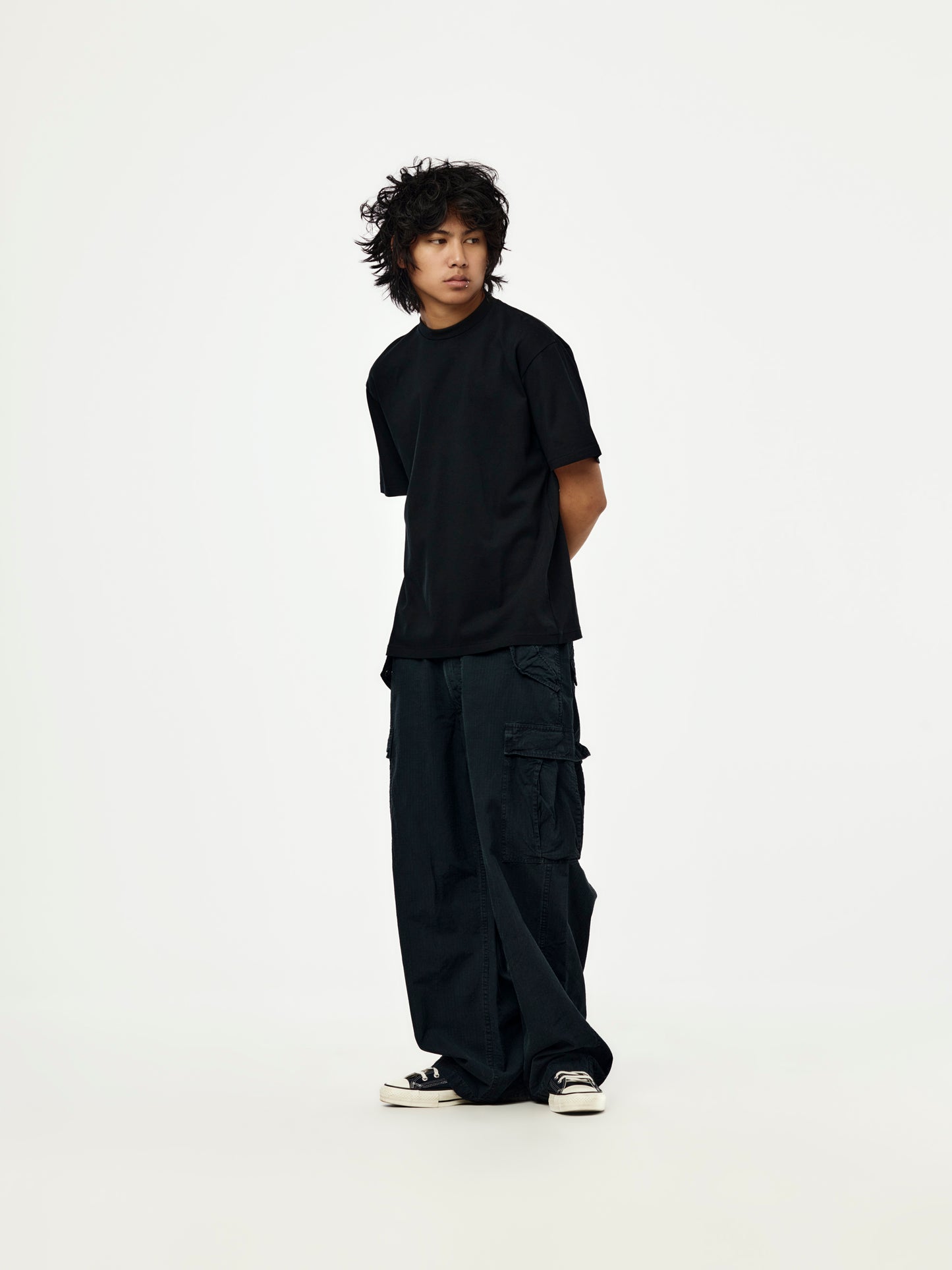 Heavy Weight T-Shirt (BLACK) (SIS)