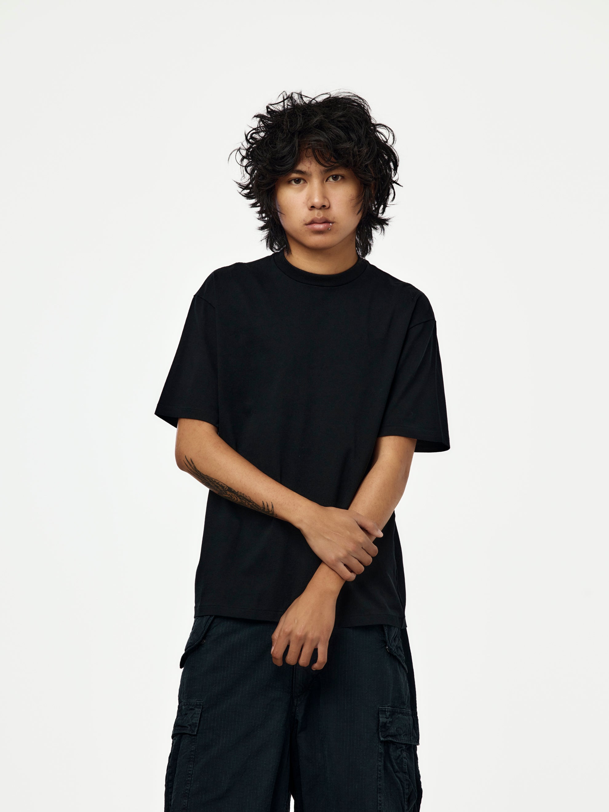A.PRESSE Heavy Weight T-Shirt ブラック 3 A.PRESSE A.PRESSE Heavy Weight T-Shirt (Black) | Union LA - UNION