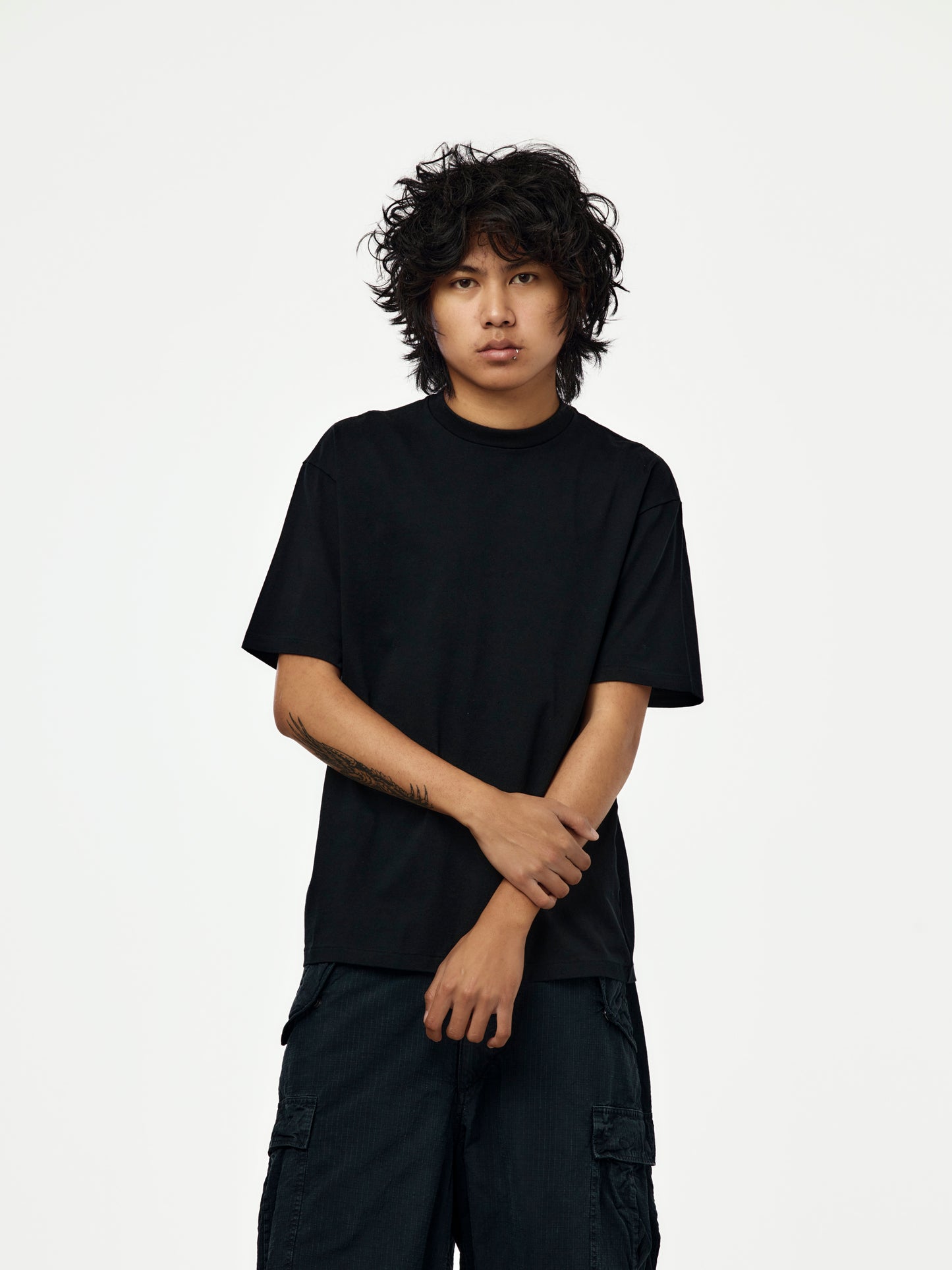 Heavy Weight T-Shirt (BLACK) (SIS)