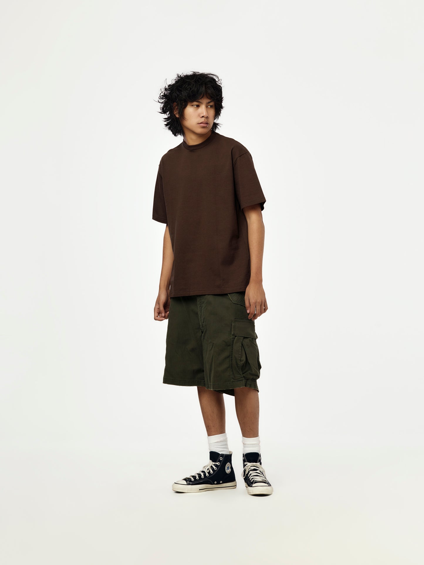 Heavy Weight T-Shirt (BROWN) (SIS)