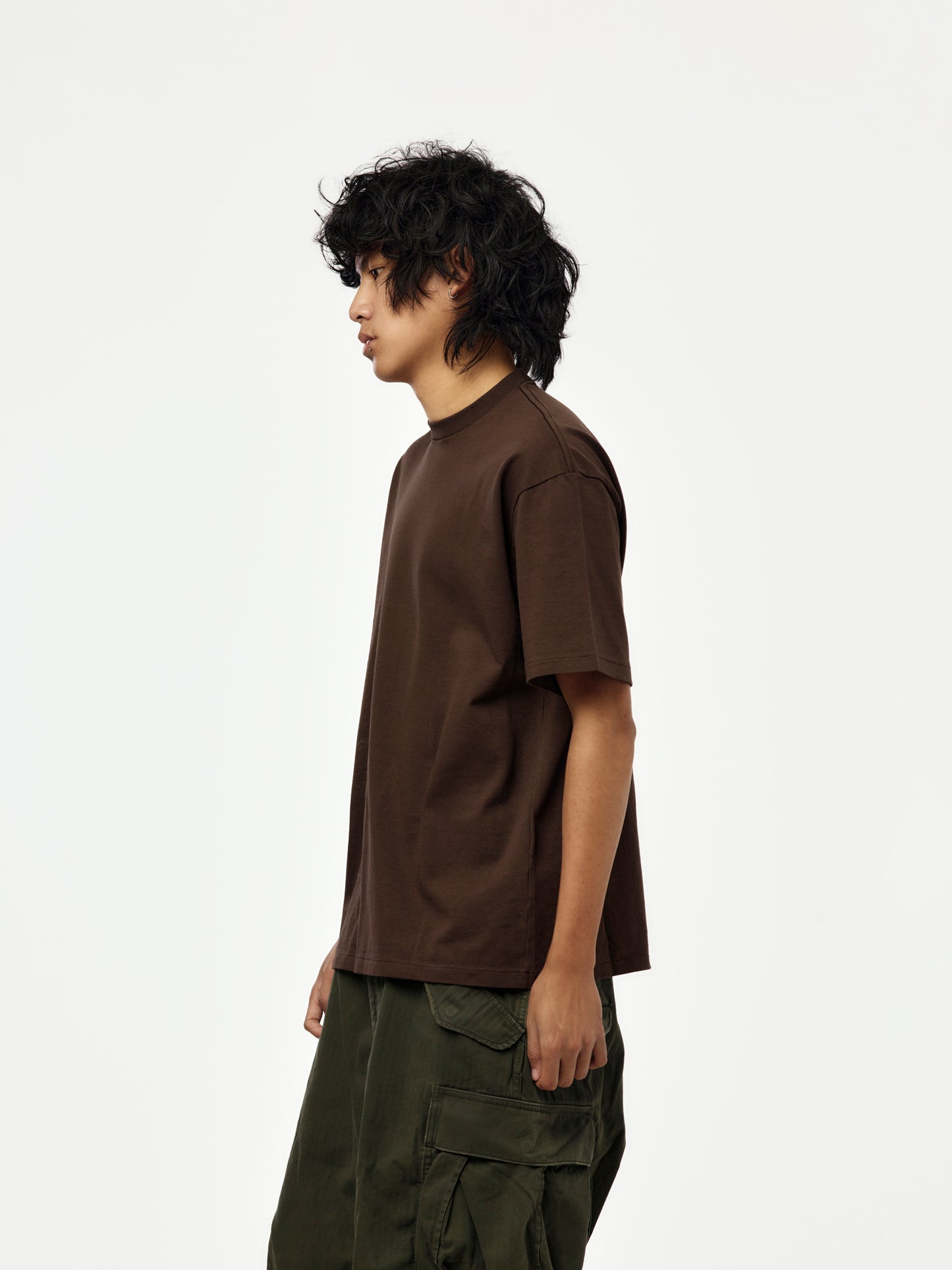 Heavy Weight T-Shirt (BROWN) (SIS)