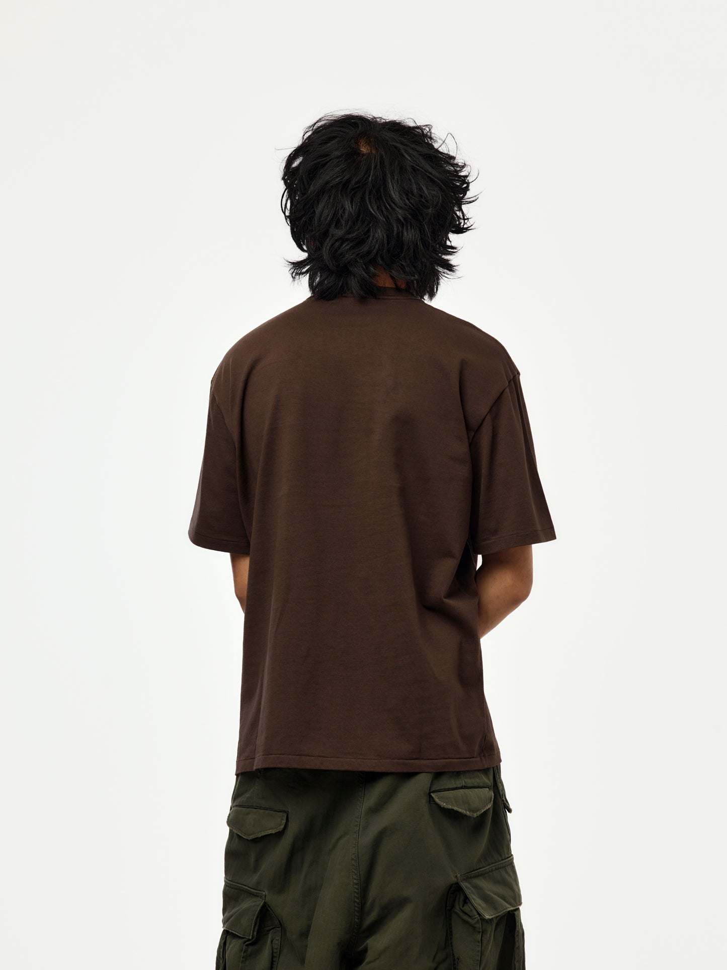 Heavy Weight T-Shirt (BROWN) (SIS)