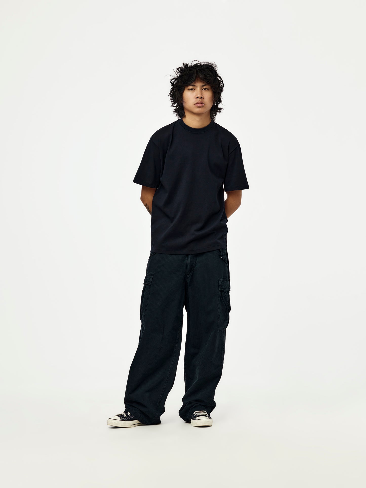 Heavy Weight T-Shirt (NAVY) (SIS)