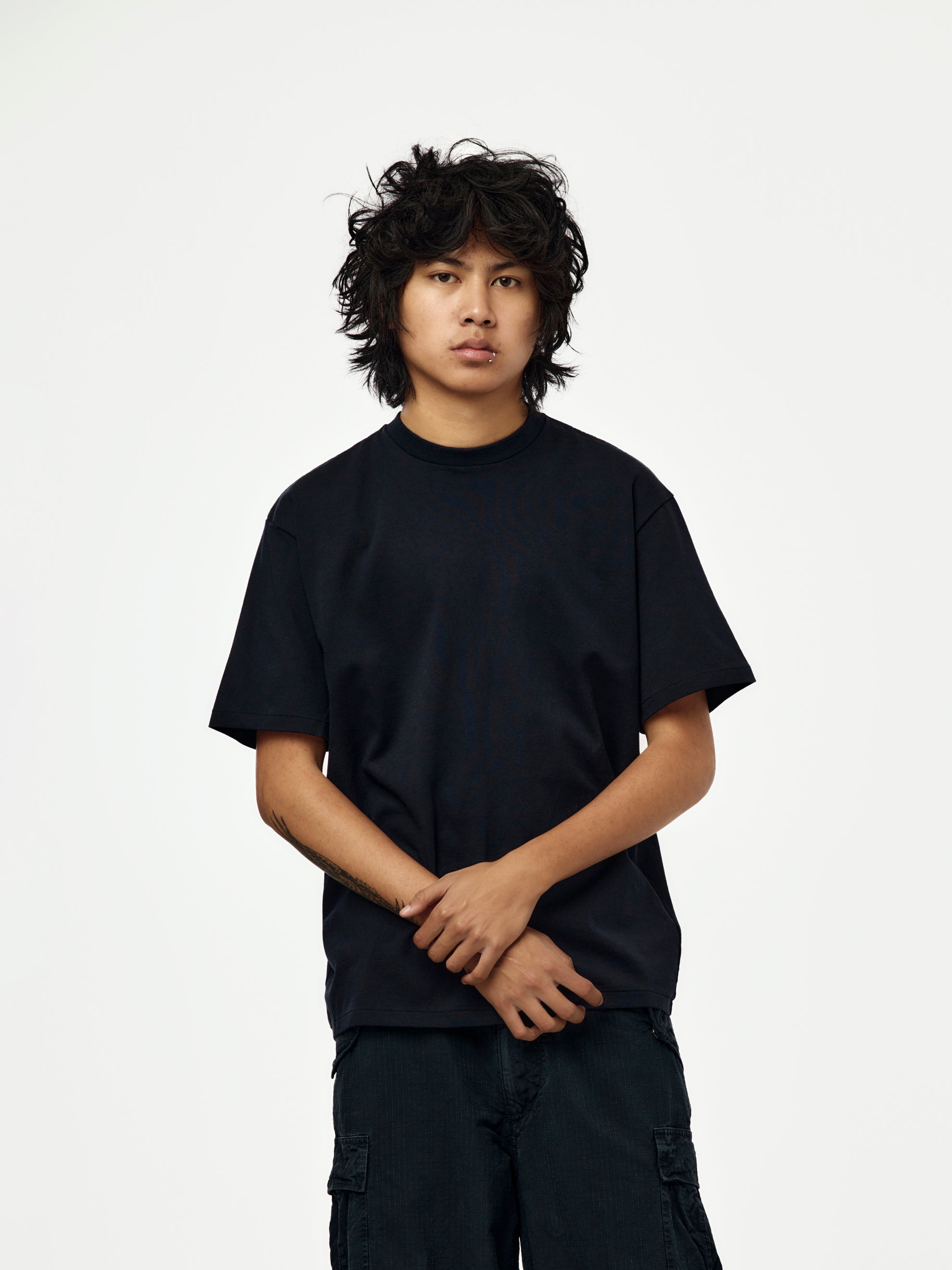 A.PRESSE A.PRESSE Heavy Weight T-Shirt (Navy) | Union LA - UNION