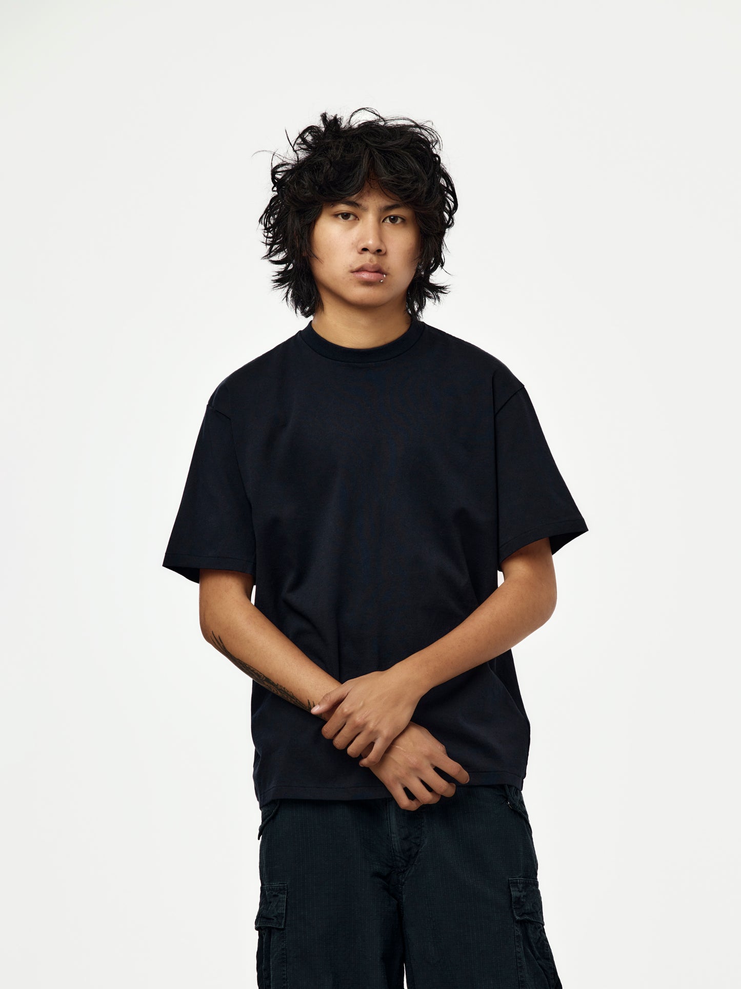 Heavy Weight T-Shirt (NAVY) (SIS)