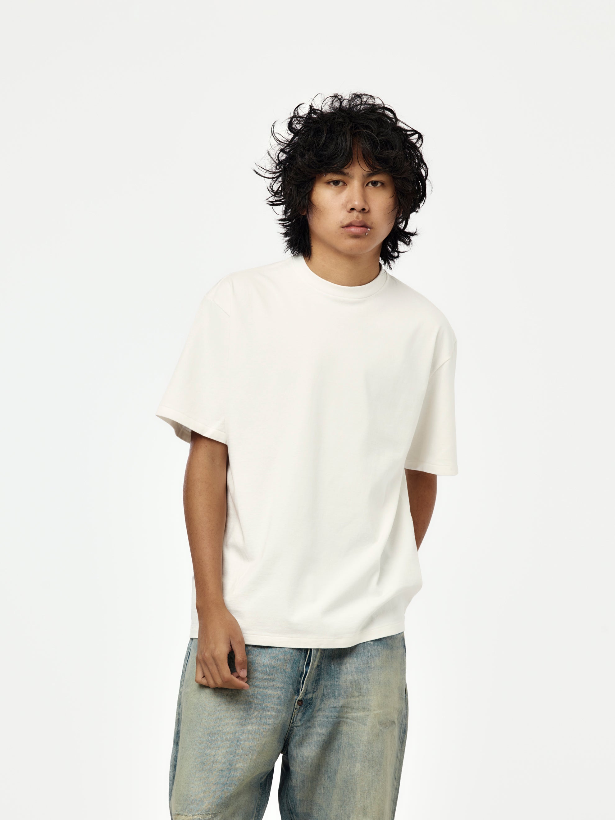 A.PRESSE アプレッセ Heavy Weight T-Shirt 白 3 A.PRESSE A.PRESSE Heavy Weight T-Shirt (White) | Union LA - UNION