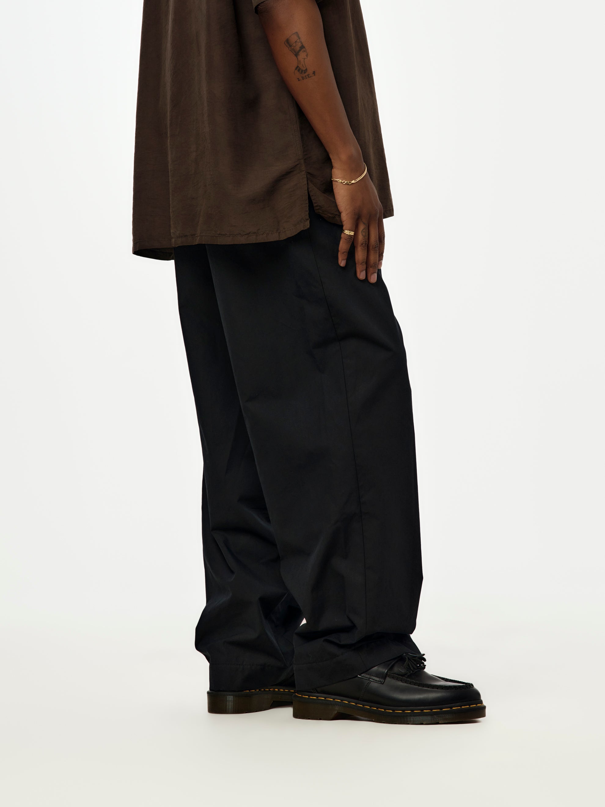 A.PRESSE High Density Weather Cloth Trousers (BLACK) (SIS) - UNION