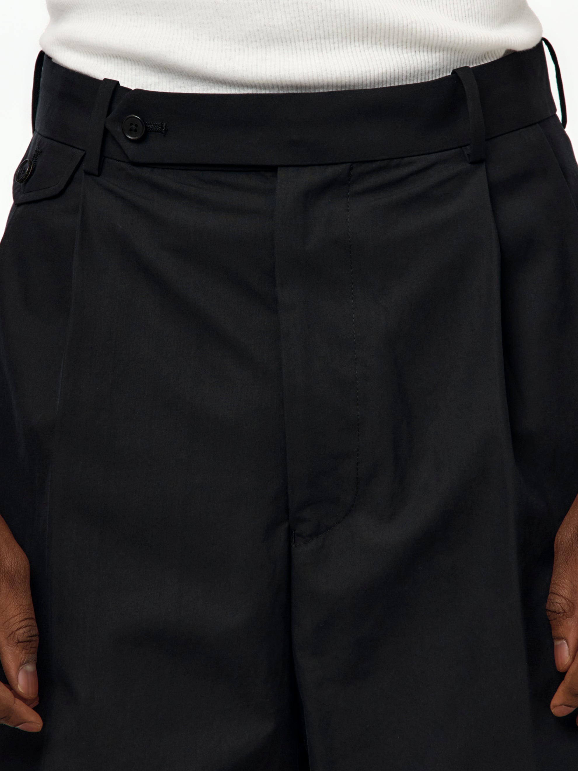 A.PRESSE High Density Weather Cloth Trousers (BLACK) (SIS) - UNION