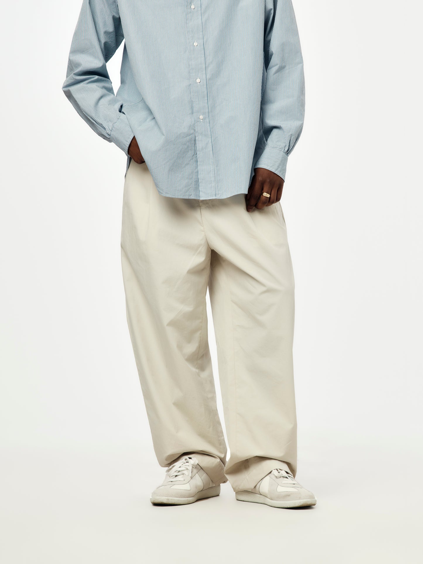 High Density Weather Cloth Trousers (ECRU) (SIS)