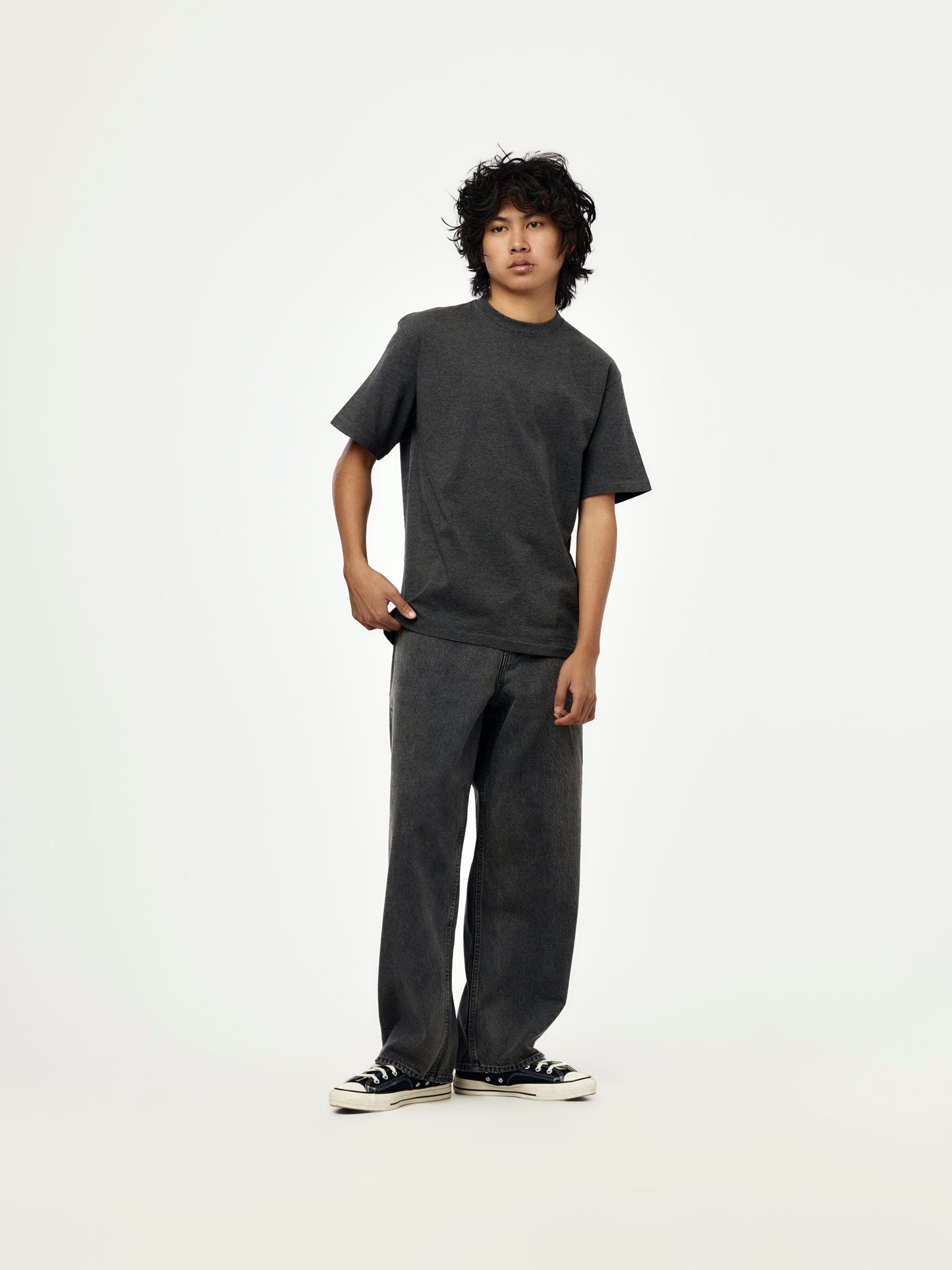 Light Weight T-Shirt (M.GRAY) (SIS)